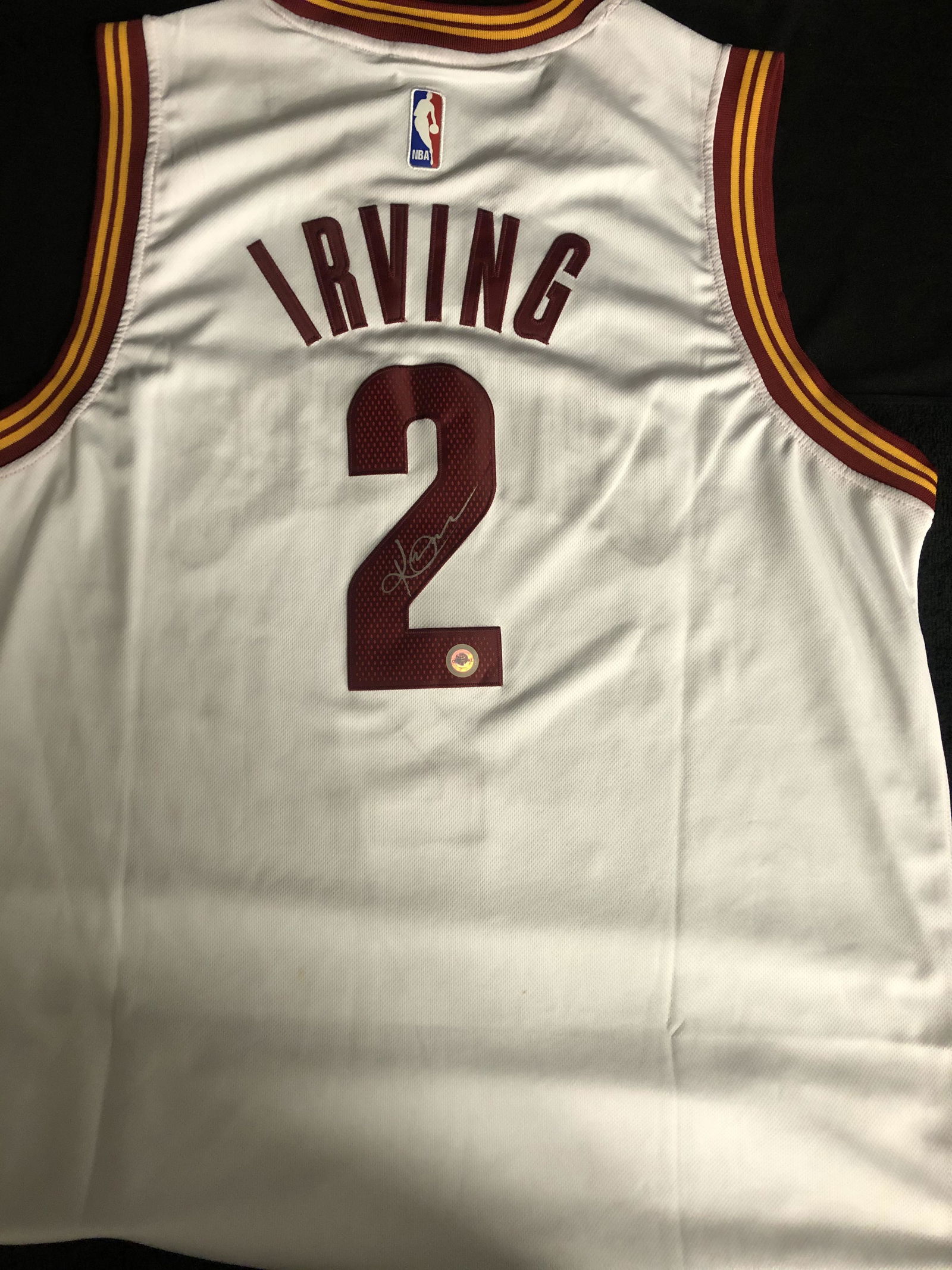 KYRIE IRVING SIGNED CAVALIERS JERSEY (GLOBAL HOLOGRAM) (1 of 4)