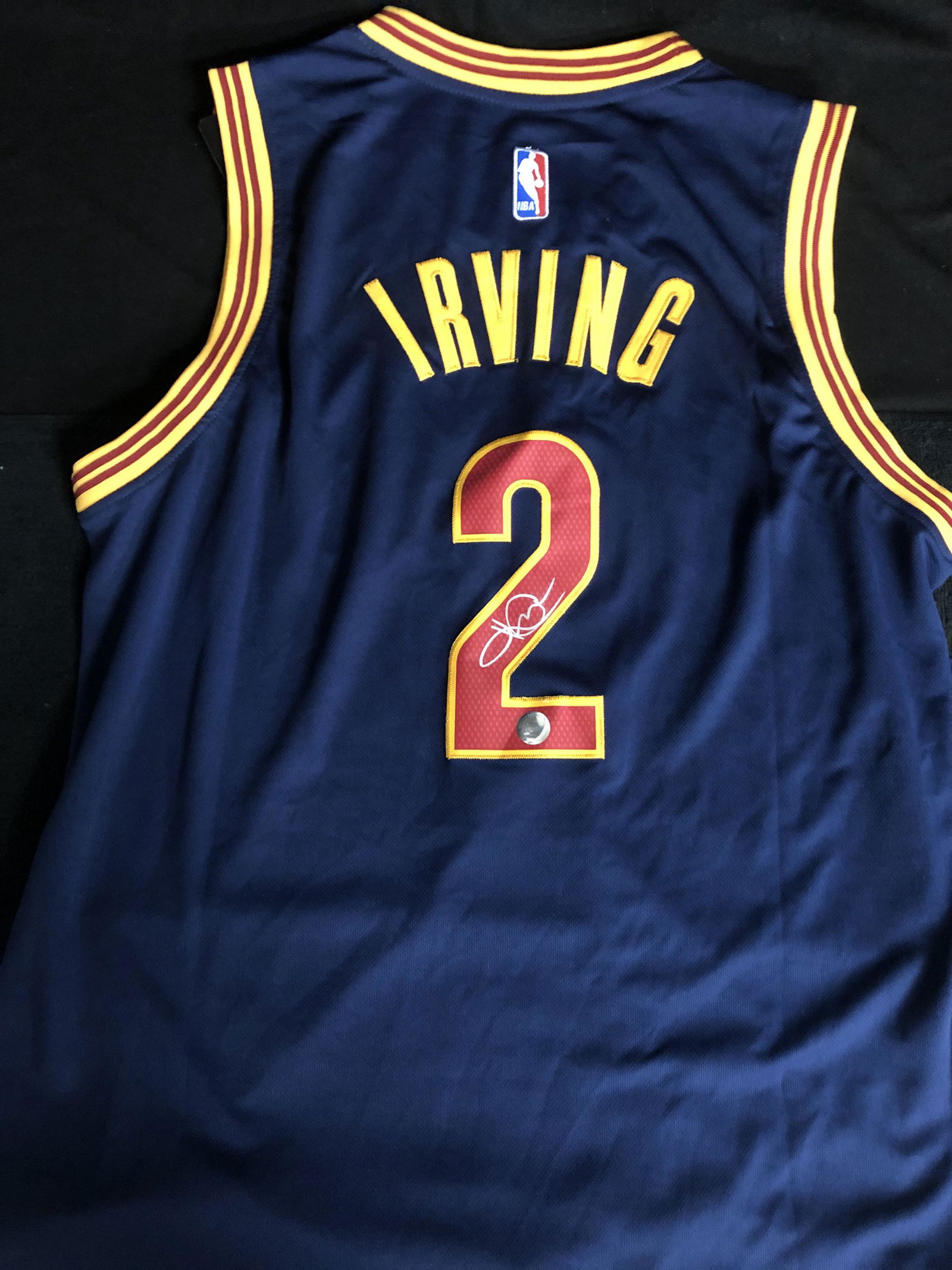 KYRIE IRVING SIGNED CAVALIERS JERSEY (GLOBAL HOLOGRAM) (1 of 3)