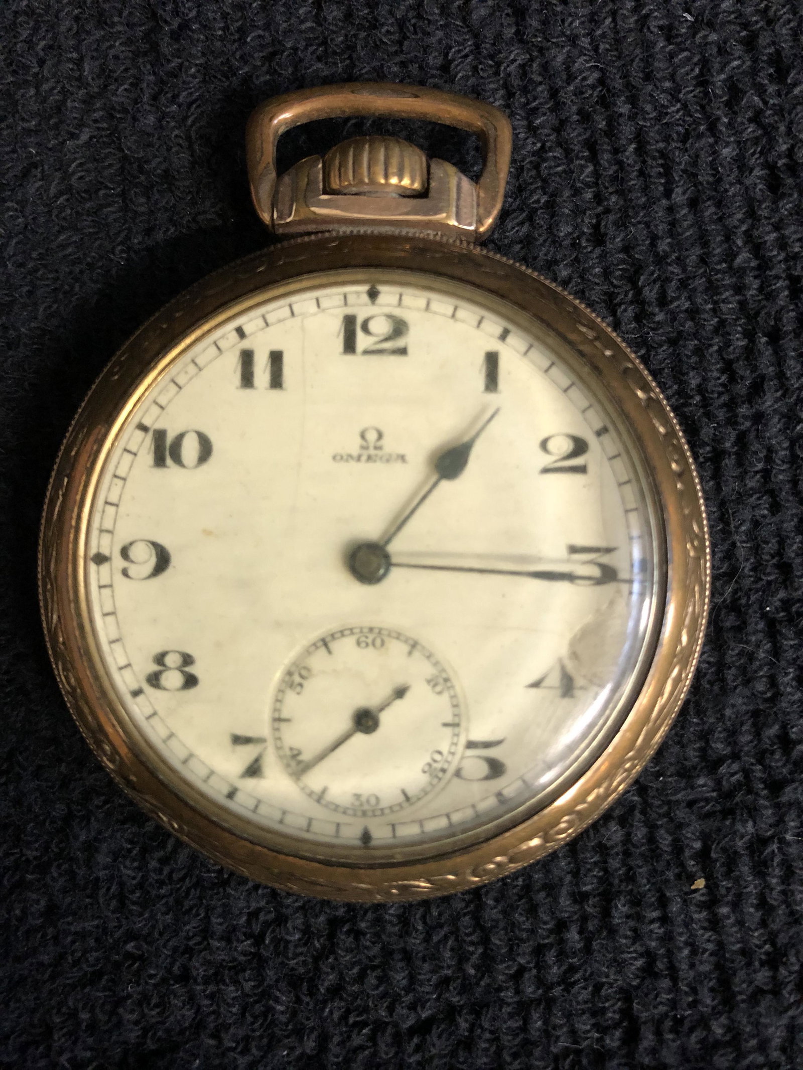 OMEGA 17 JEWELS ADJUSTED 2 POSITIONS POCKET WATCH: OMEGA 17 JEWELS ADJUSTED 2 POSITIONS POCKET WATCH
