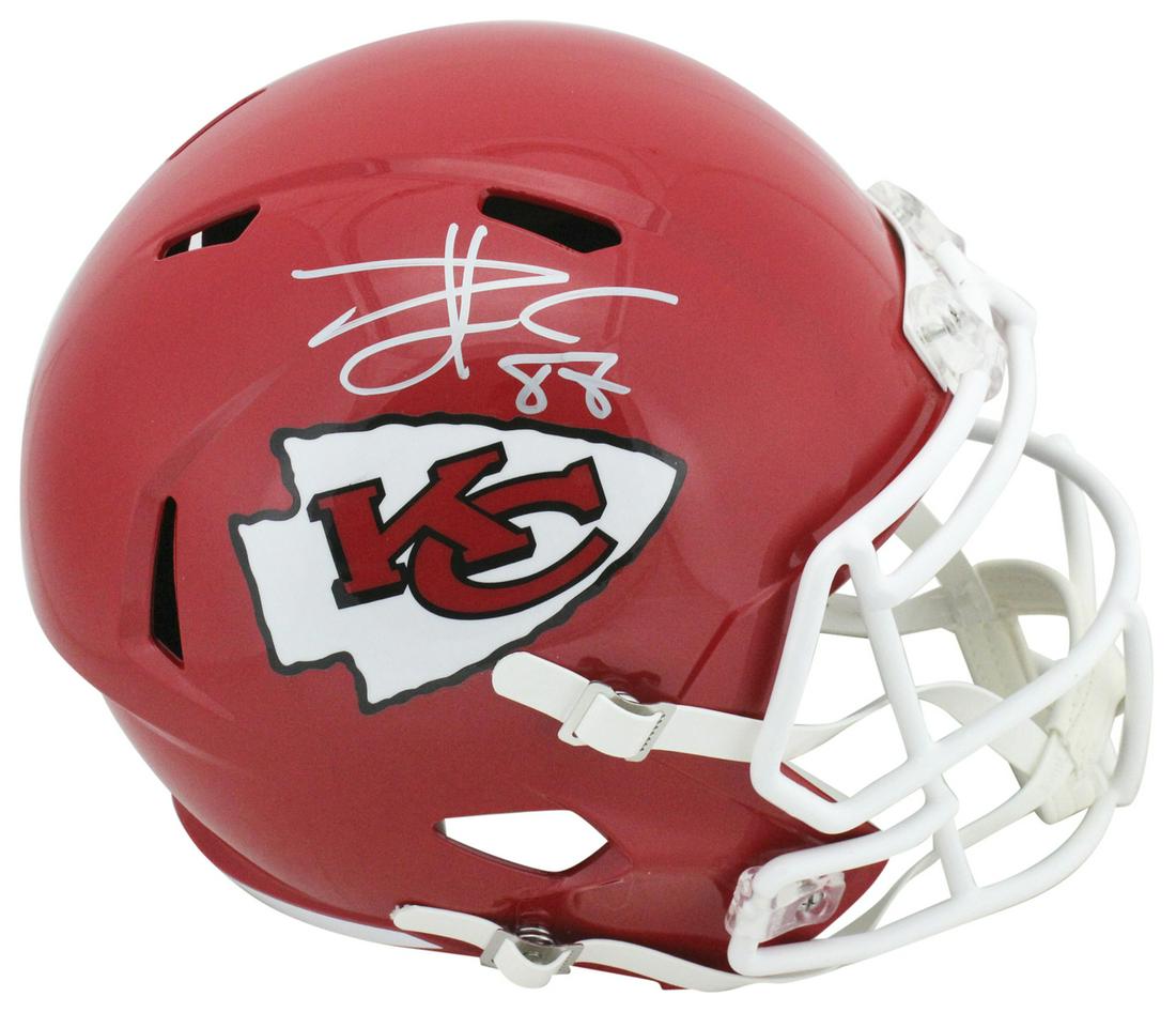 Chiefs Travis Kelce Authentic Signed Full Size Speed Re (1 of 2)