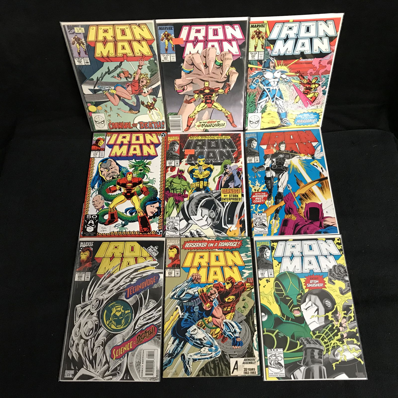 IRON MAN COMIC BOOK LOT (MARVEL COMICS) (1 of 1)