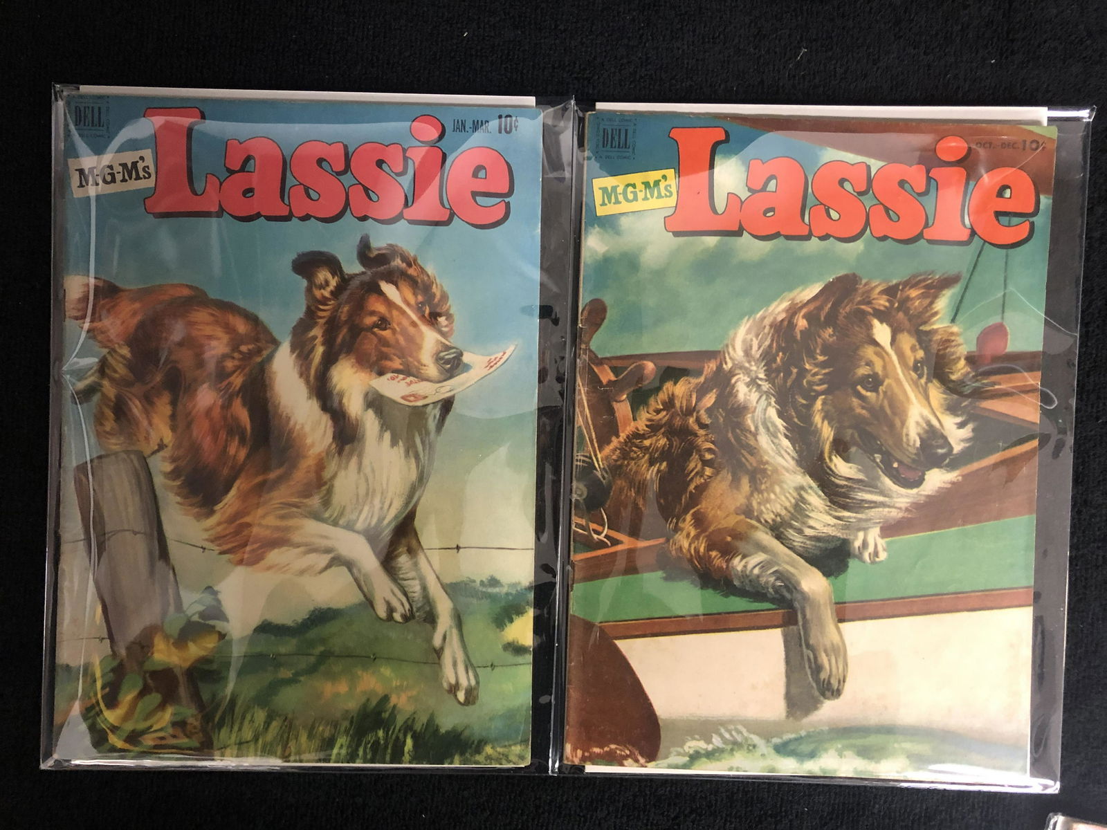 VINTAGE LASSIE COMIC BOOK LOT (DELL COMICS) (1 of 1)