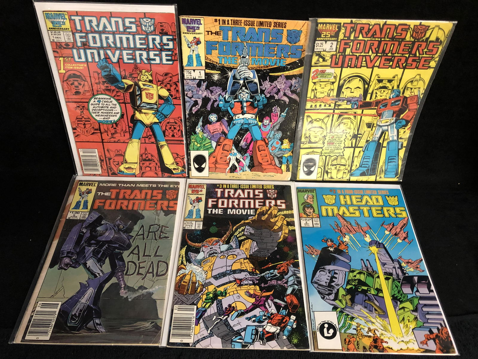 TRANSFORMERS COMIC BOOK LOT (MARVEL COMICS) (1 of 1)