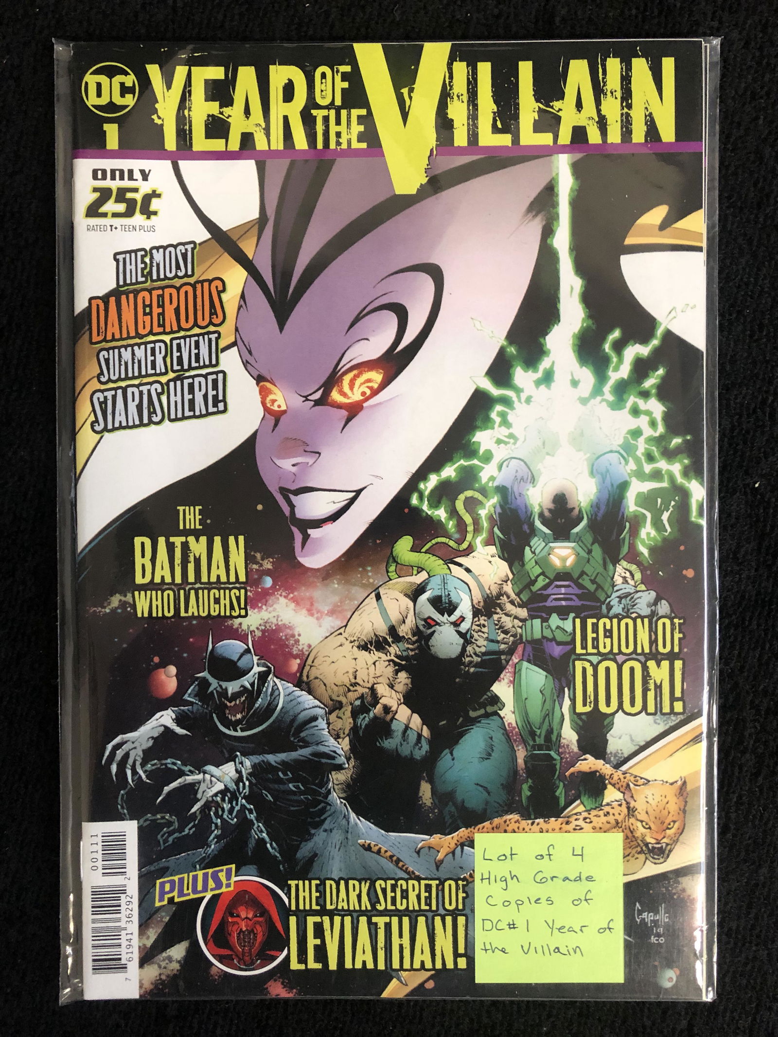 DC #1 YEAR OF THE VILLAIN (DC COMICS) -4 HIGH GRADE (1 of 1)