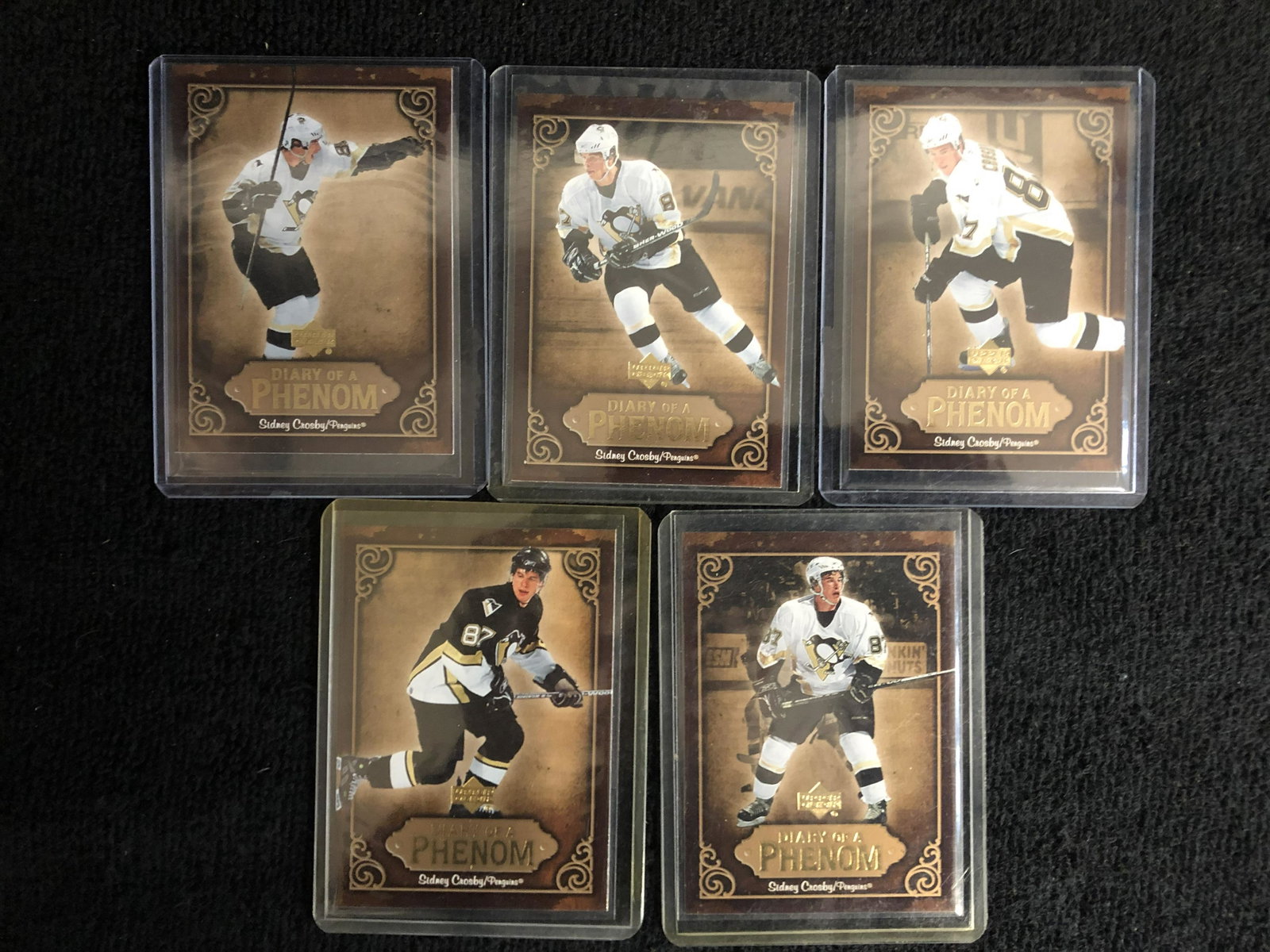 UPPER DECK DIARY OF A PHENOM SIDNEY CROSBY HOCKEY CARD: UPPER DECK DIARY OF A PHENOM SIDNEY CROSBY HOCKEY CARD LOT