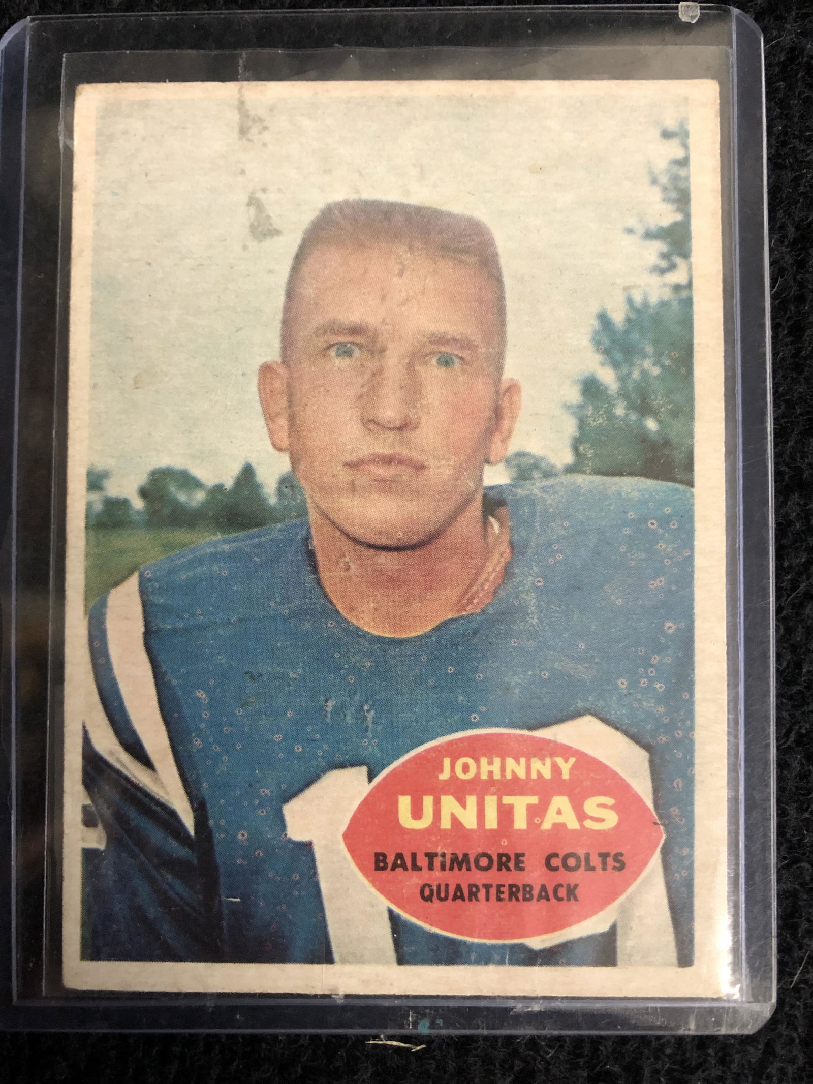 1960 Topps #1 Johnny Unitas (1 of 2)