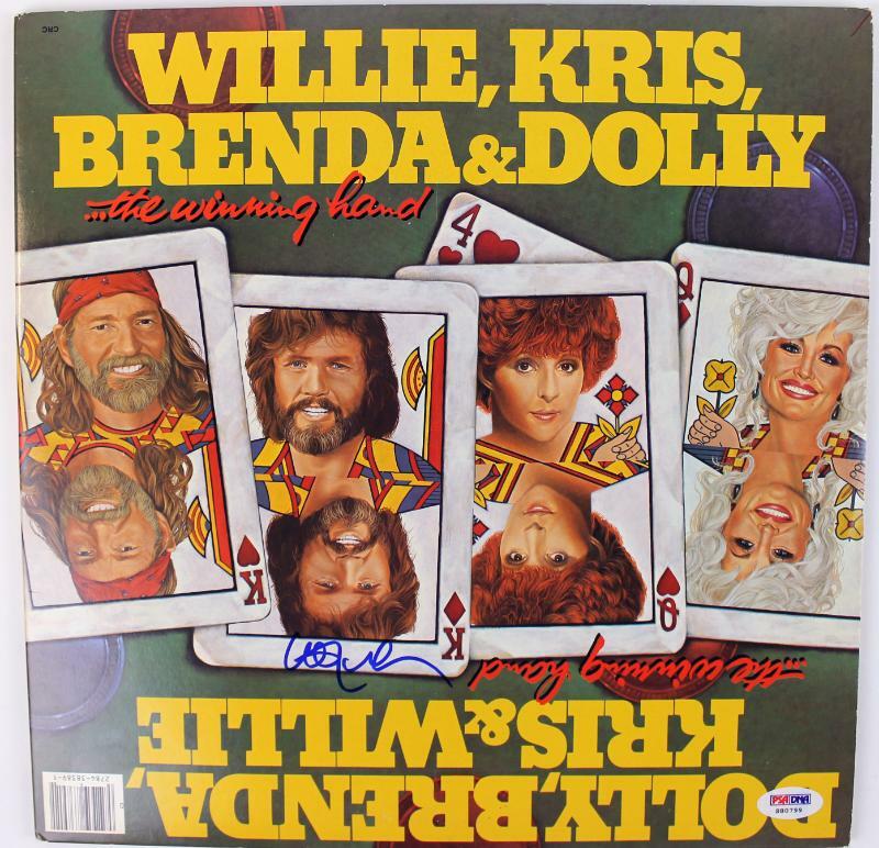 Willie Nelson The Winning Hand Signed Album Cover W/ (1 of 1)