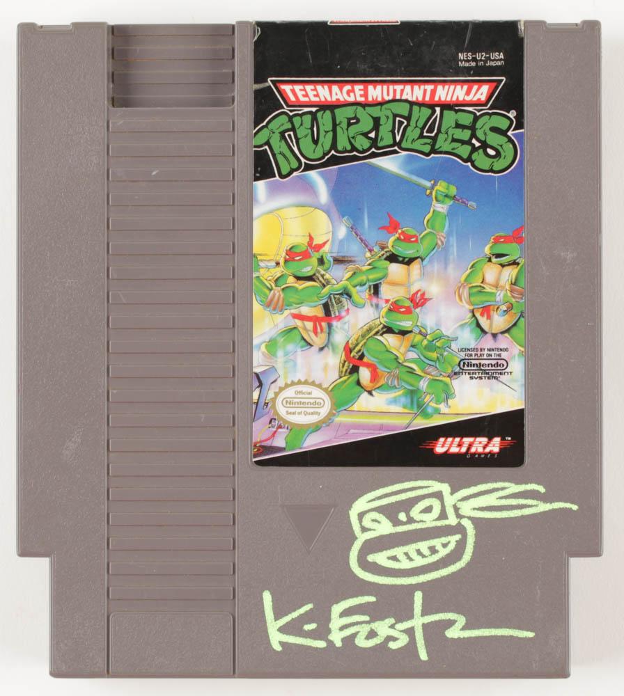 Kevin Eastman Signed Original 1989 Teenage Mutant Ninja: Kevin Eastman Signed Original 1989 Teenage Mutant Ninja Turtles Nintendo NES Game Cartridge (PA COA)