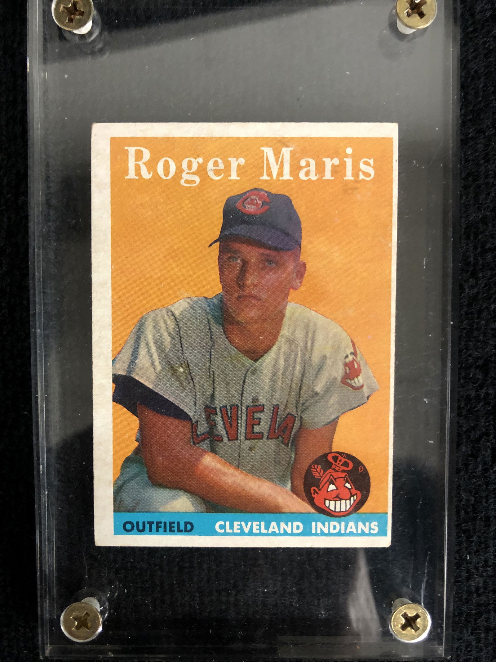 1958 TOPPS #47 ROGER MARIS CLEVELAND INDIANS (1 of 2)