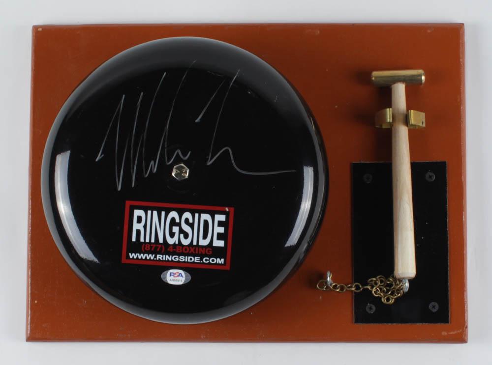 Mike Tyson Signed Authentic Ringside Boxing Bell (PSA (1 of 2)