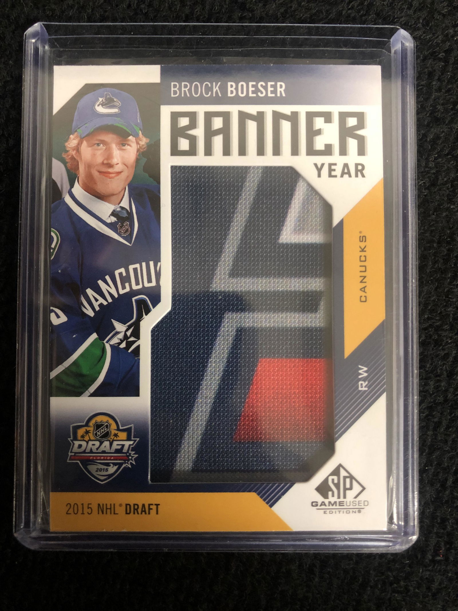 2018-19 Upper Deck SP Game Used Banner Year Draft 2015 (1 of 1)