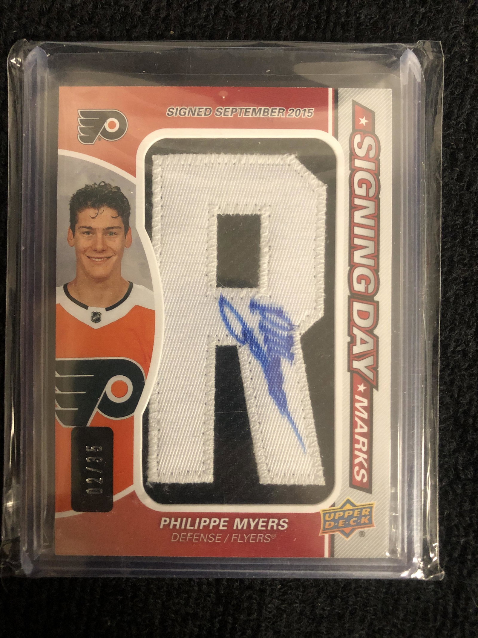2019-20 Upper Deck SP Game Used Signing Day Marks /35 (1 of 1)