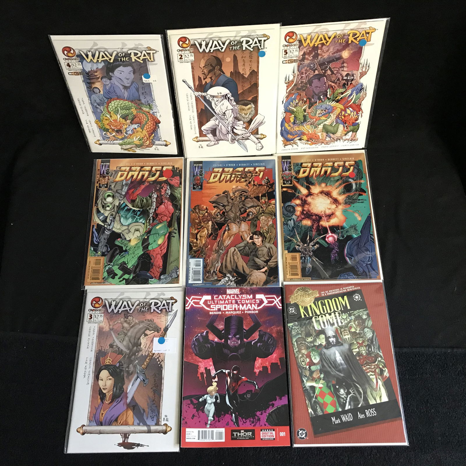 WAY OF THE RAT/ BRASS COMIC BOOK LOT (1 of 1)