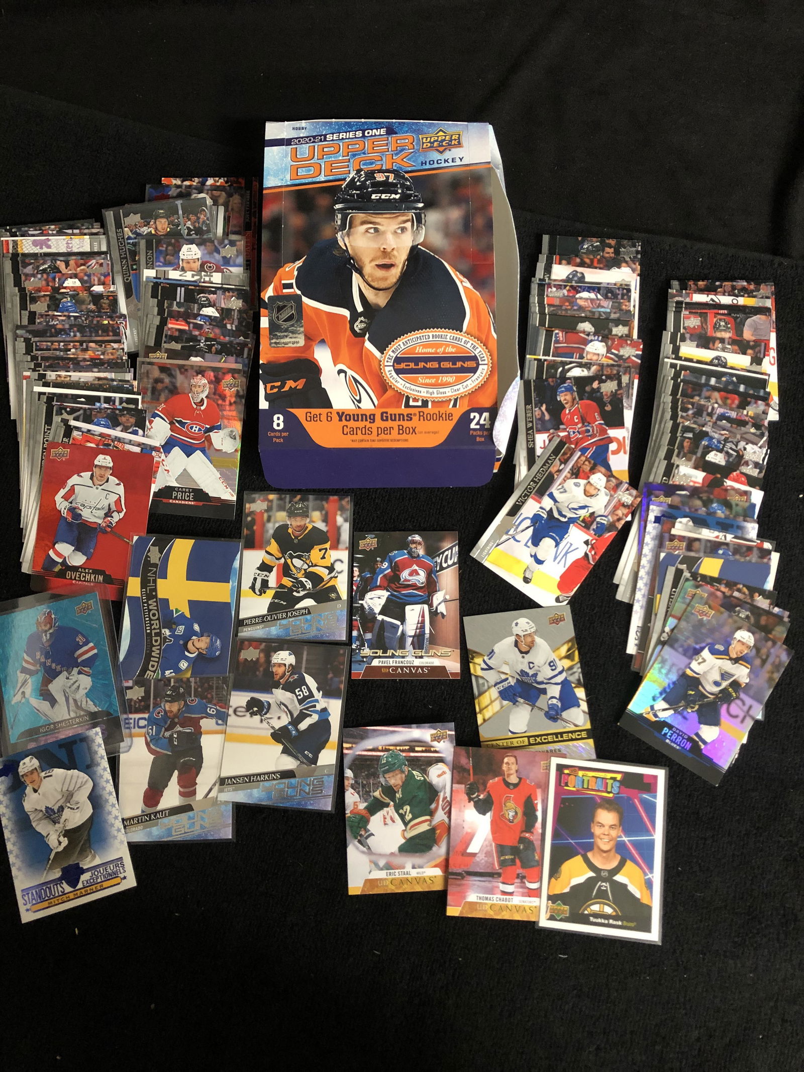 ASSORTED 20-21 UPPER DECK SERIES 1 HOCKEY CARD LOT (1 of 1)