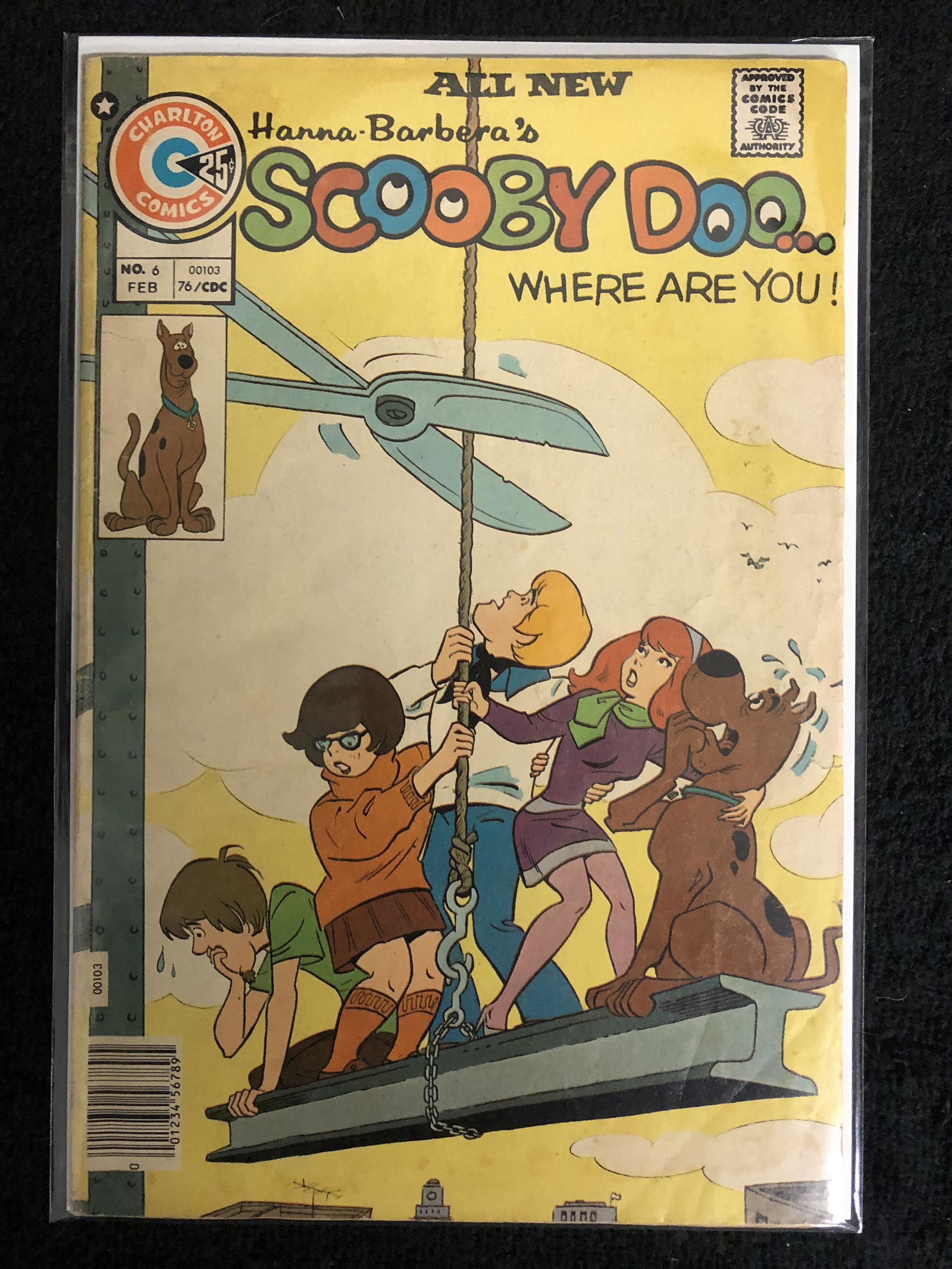 SCOOBY-DOO #6 (CHARLTON COMICS) (1 of 1)
