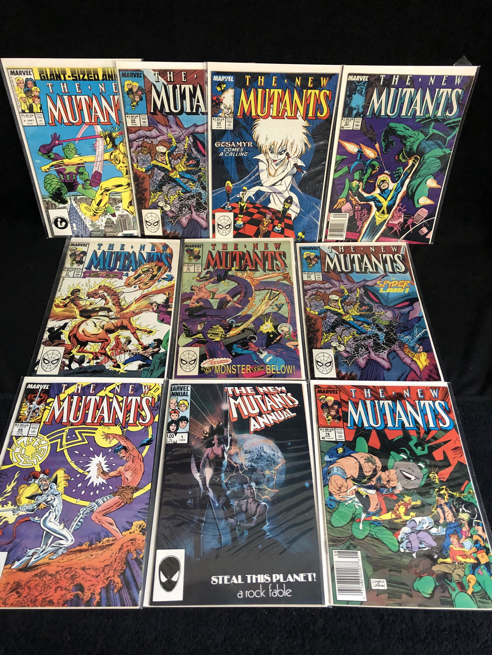 THE NEW MUTANTS COMIC BOOK LOT (MARVEL COMICS) (1 of 1)
