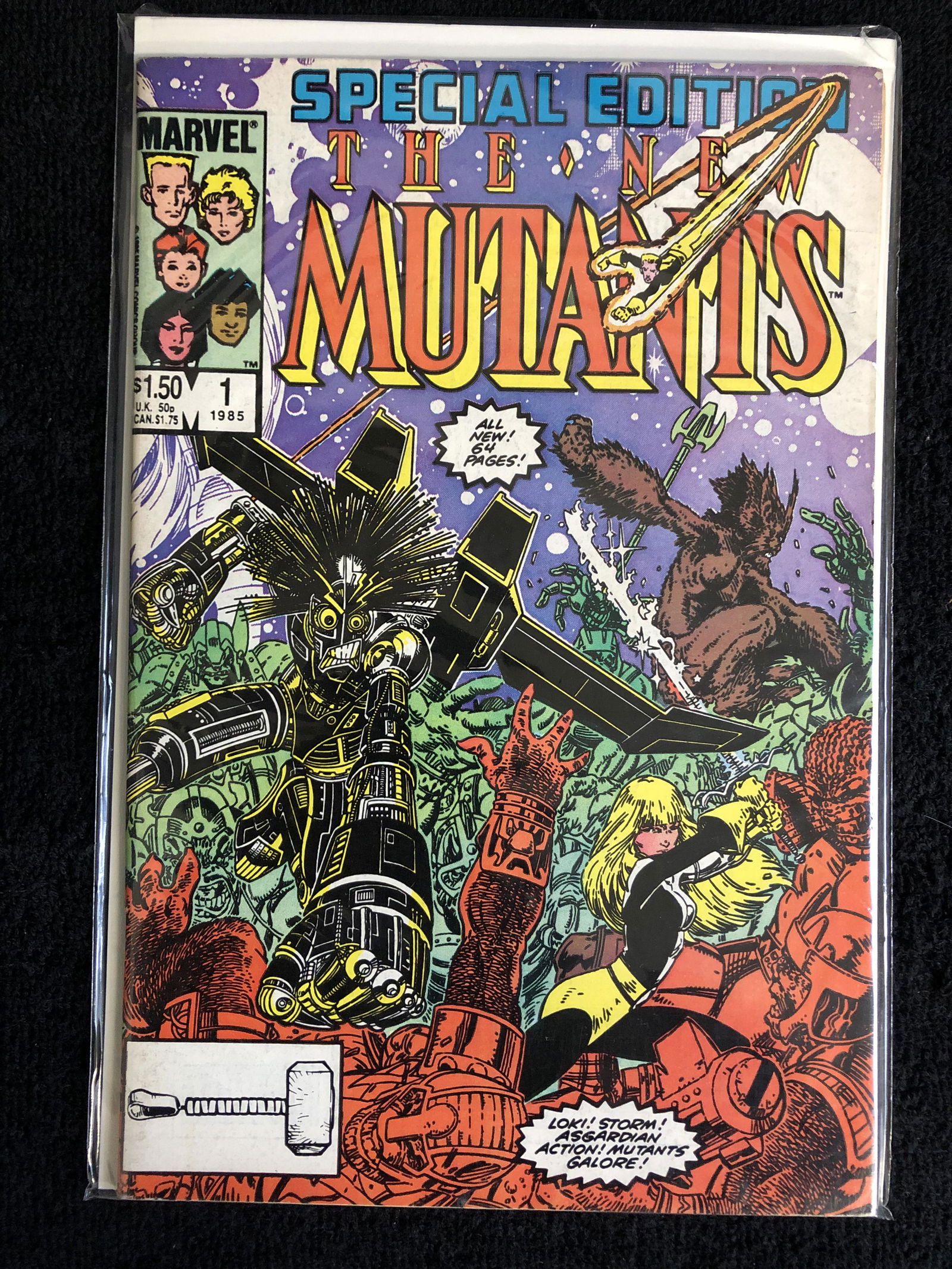 THE NEW MUTANTS #1 (MARVEL COMICS) Special Edition (1 of 1)