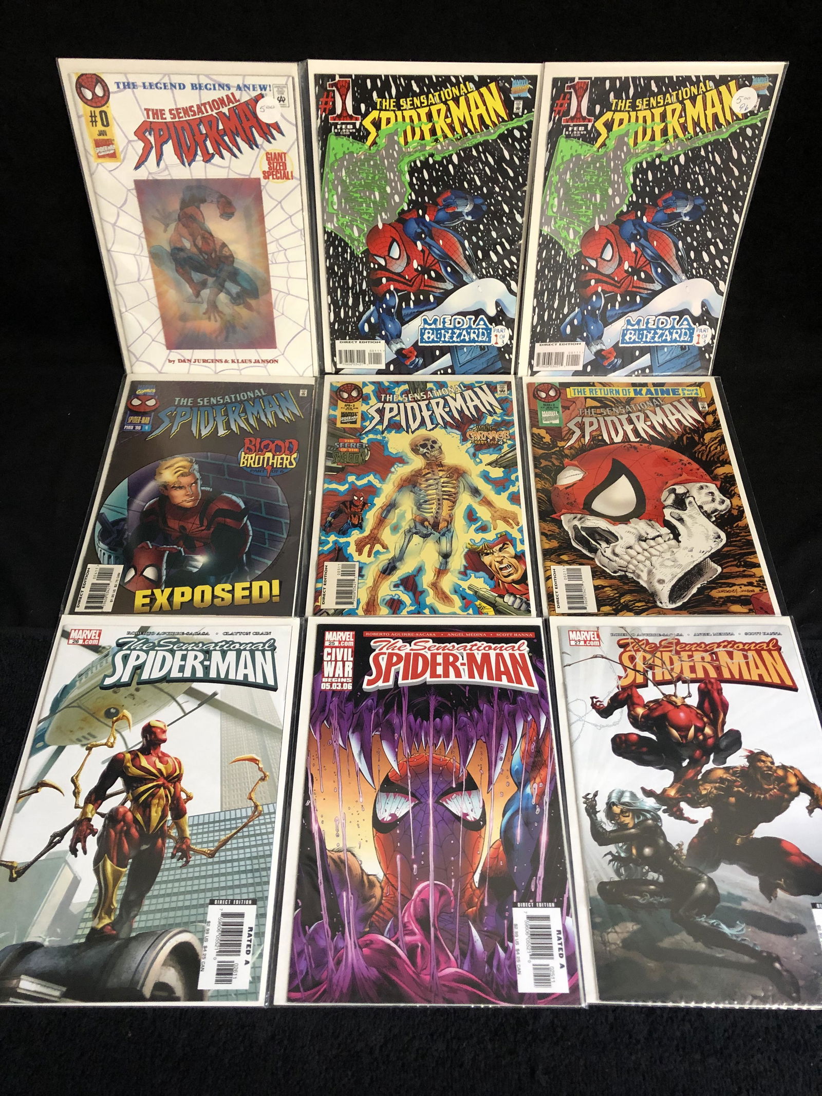 THE SENSATIONAL SPIDER-MAN COMIC BOOK LOT (MARVEL (1 of 1)