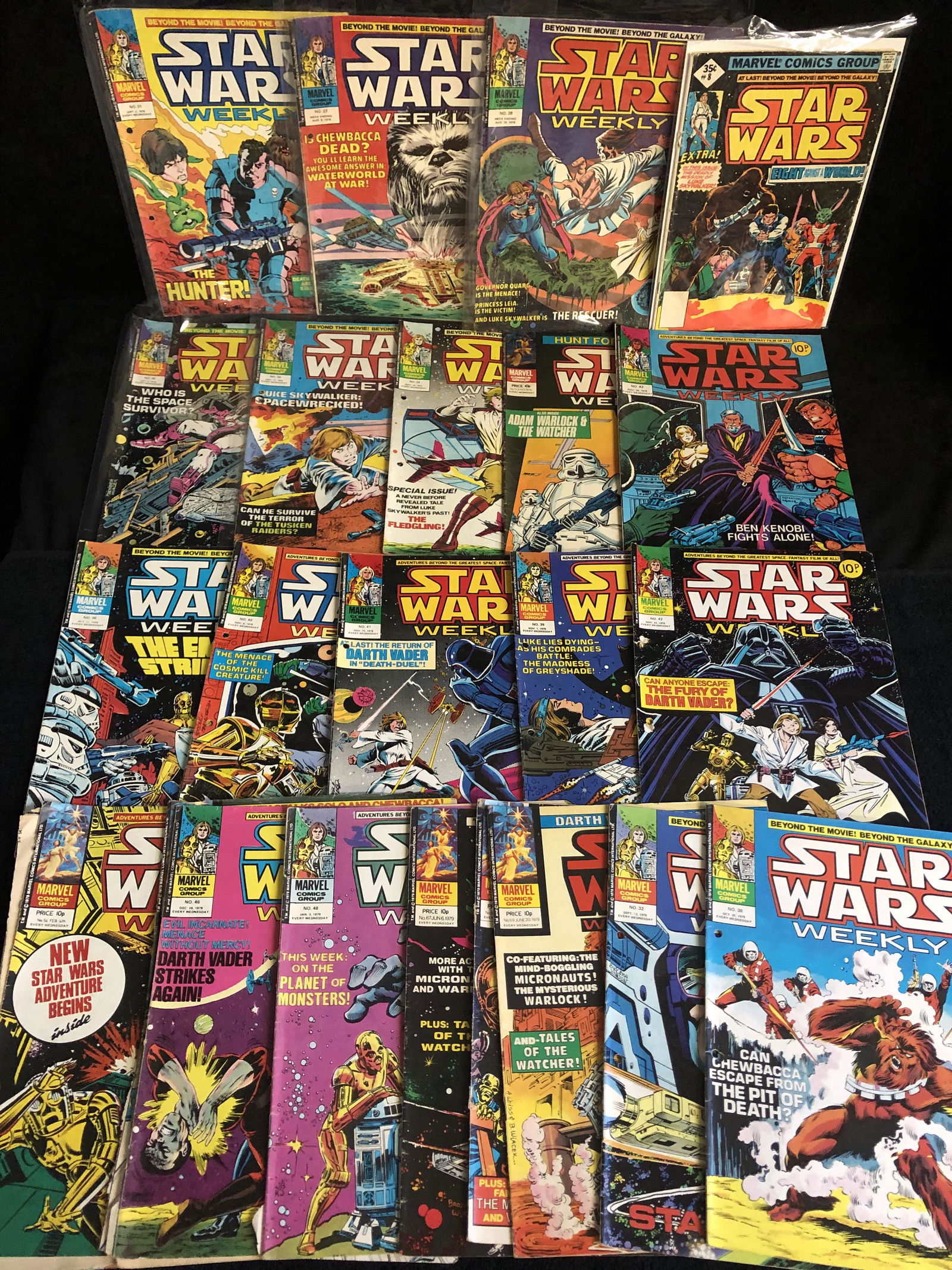 STAR WARS COMIC BOOK LOT (MARVEL COMICS) (1 of 1)