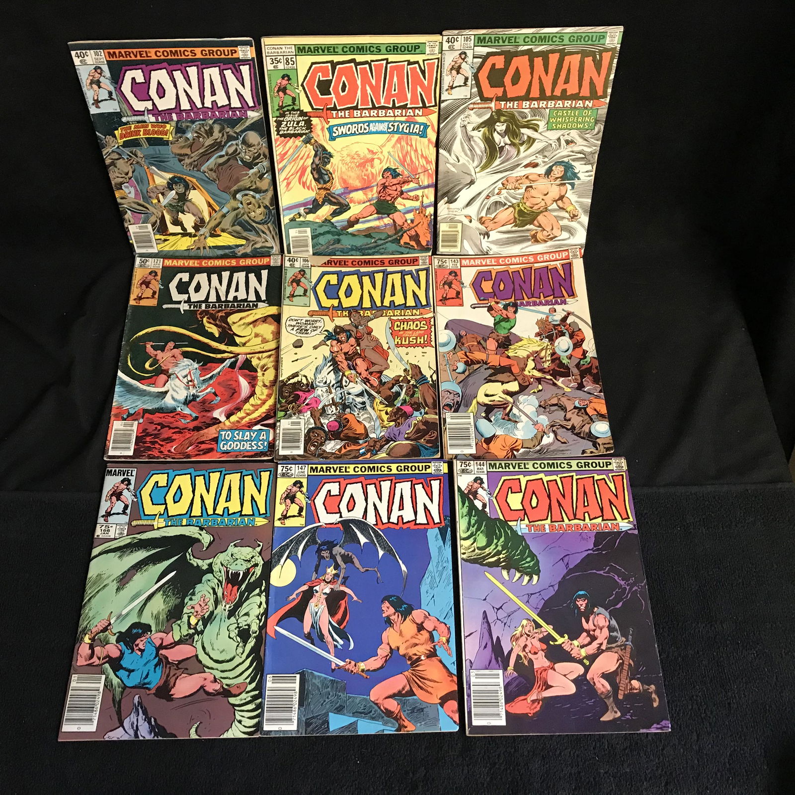 CONAN THE BARBARIAN COMIC BOOK LOT (MARVEL COMICS) (1 of 1)