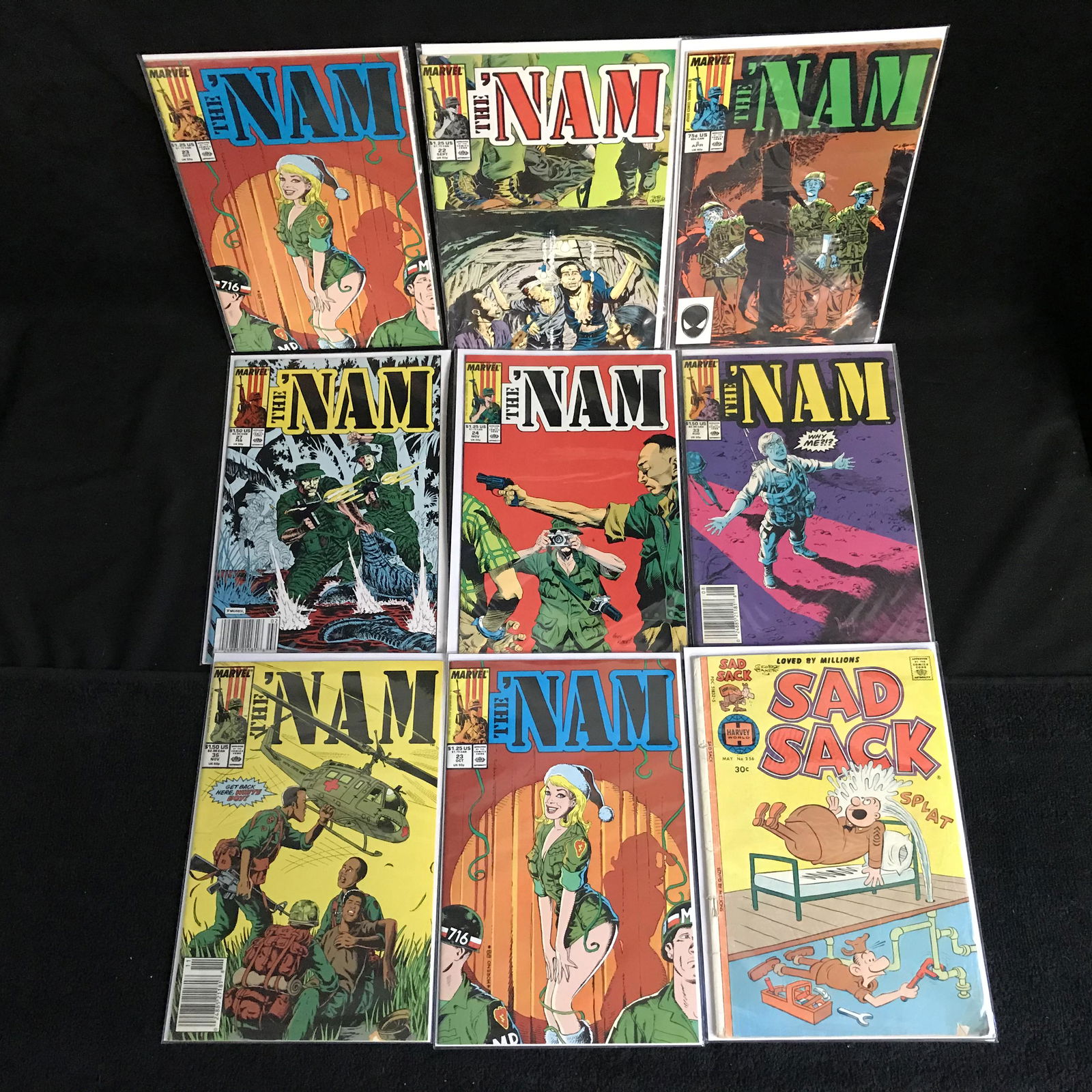 THE 'NAM COMIC BOOK LOT (MARVEL COMICS) (1 of 1)