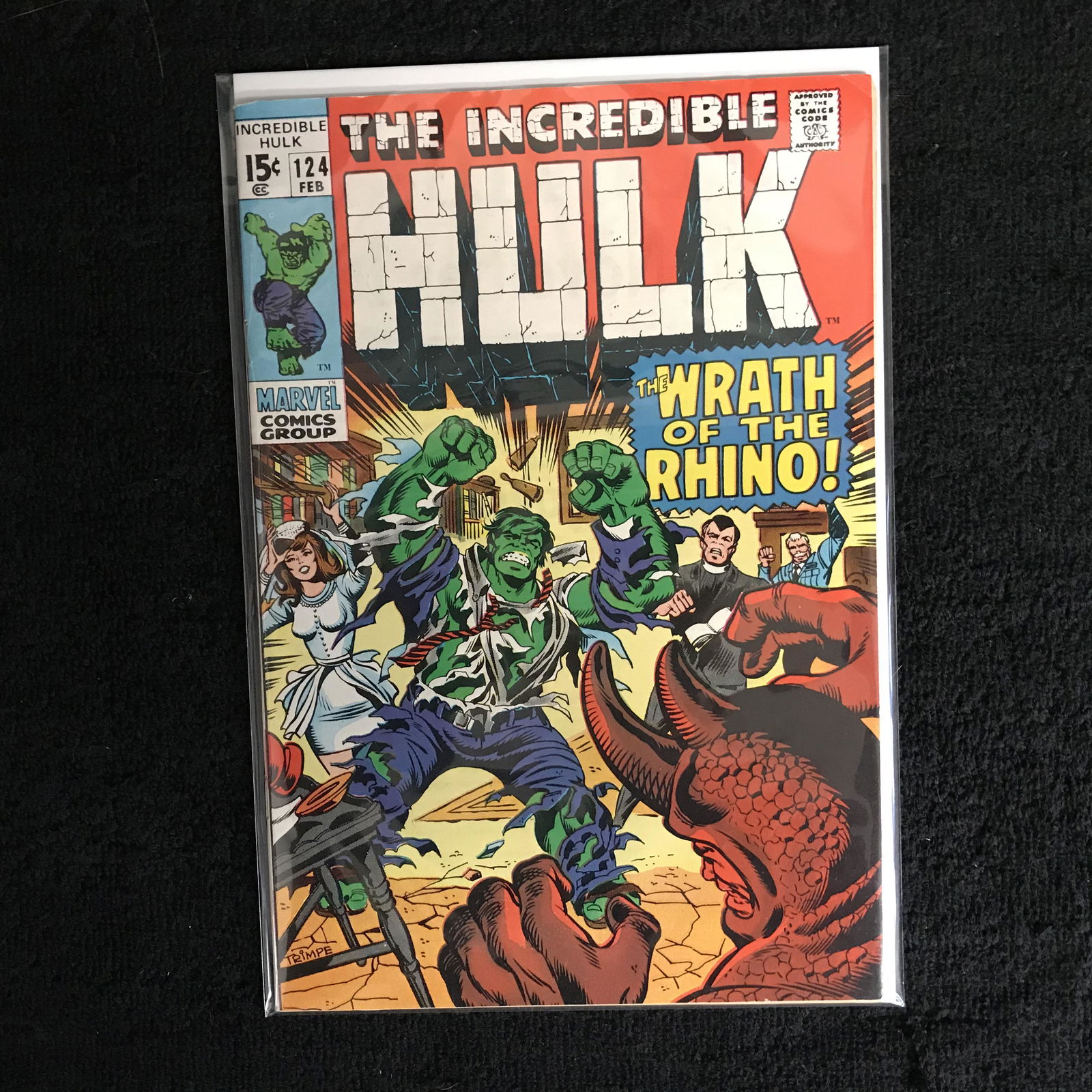 THE INCREDIBLE HULK #124 (MARVEL COMICS) (1 of 1)