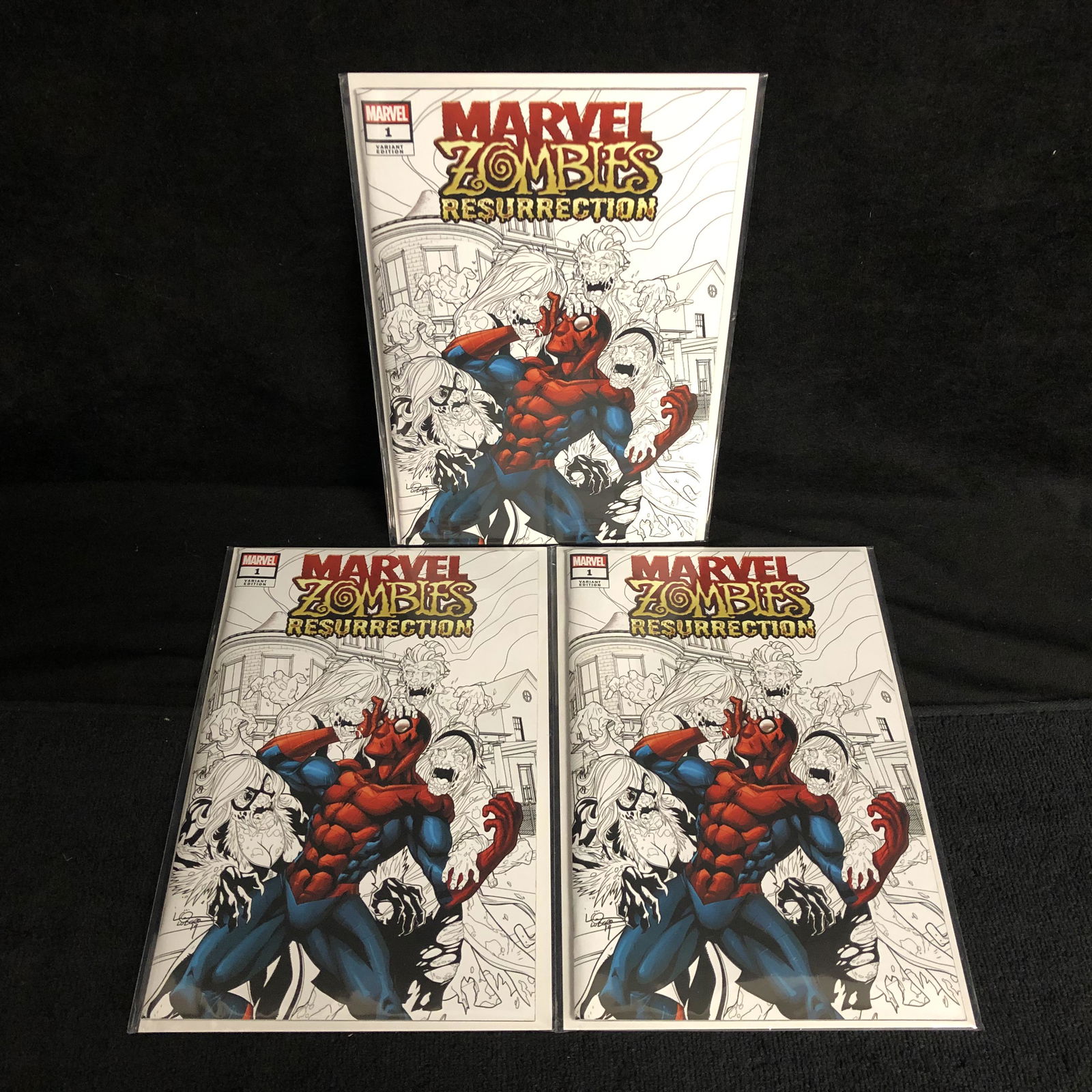 MARVEL ZOMBIES RESURRECTION COMIC BOOK LOT (1 of 1)