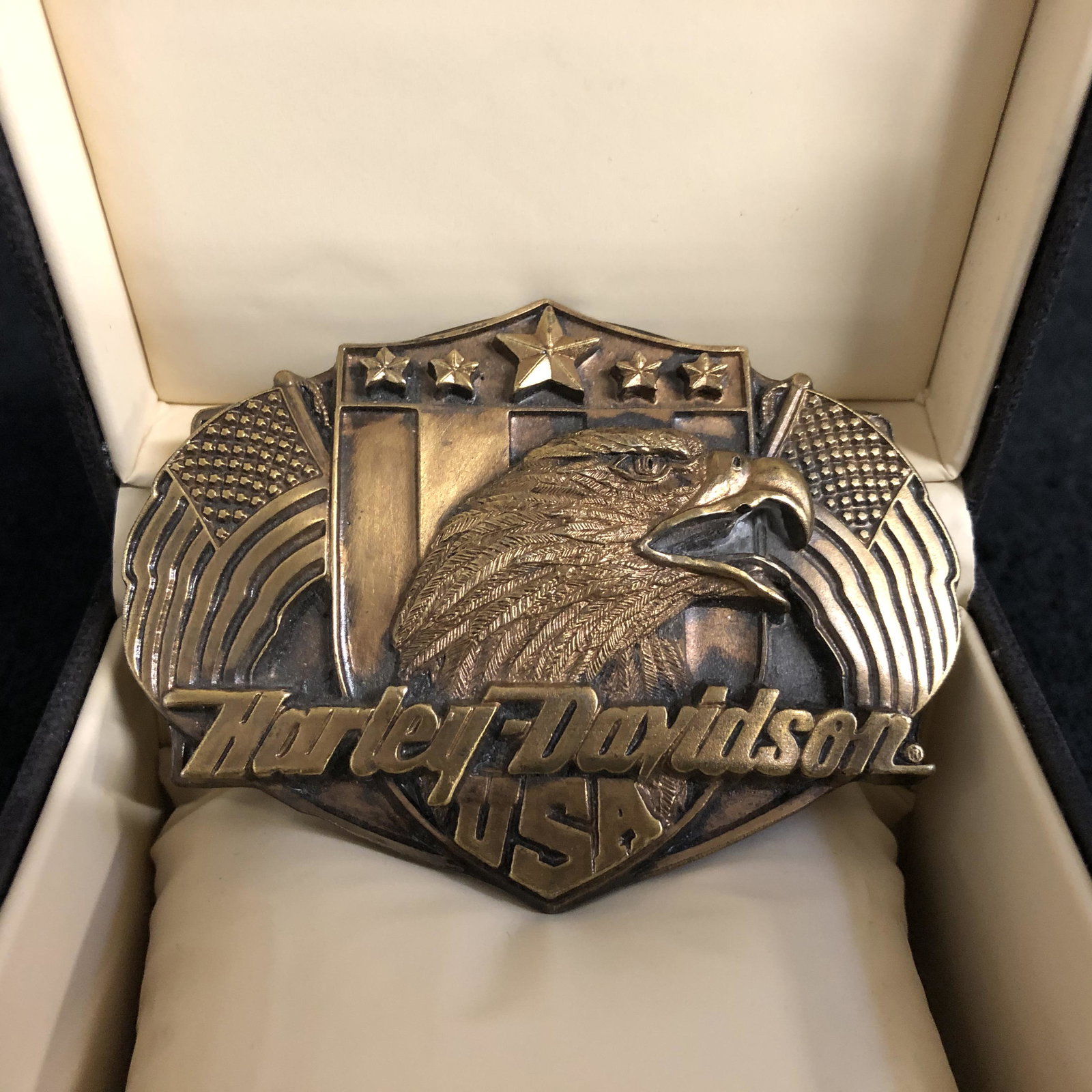 HARLEY-DAVIDSON USA BELT BUCKLE: HARLEY-DAVIDSON USA BELT BUCKLE