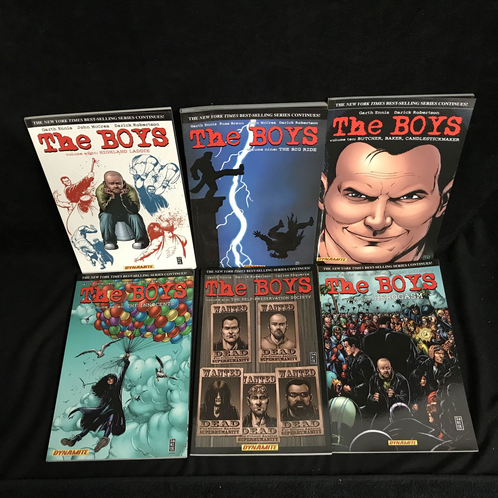 THE BOYS GRAPHIC NOVELS LOT (1 of 1)