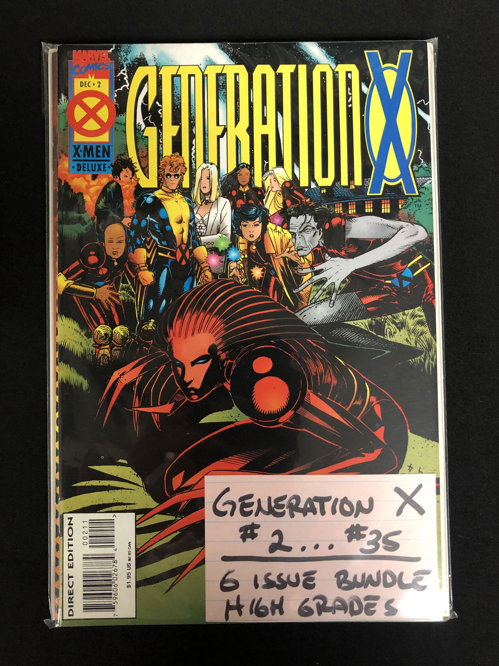 GENERATION X COMIC BOOK LOT (MARVEL COMICS) 6 ISSUE (1 of 1)