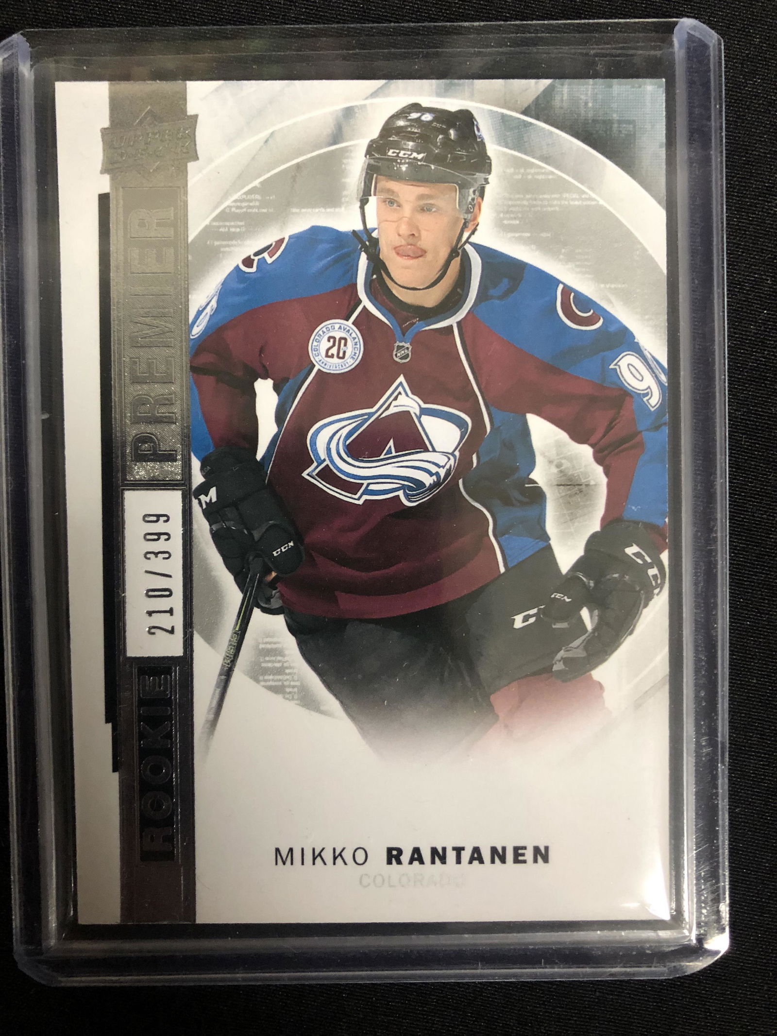 2015-16 UD Premier Hockey Rookie Premier R-10 Mikko (1 of 1)