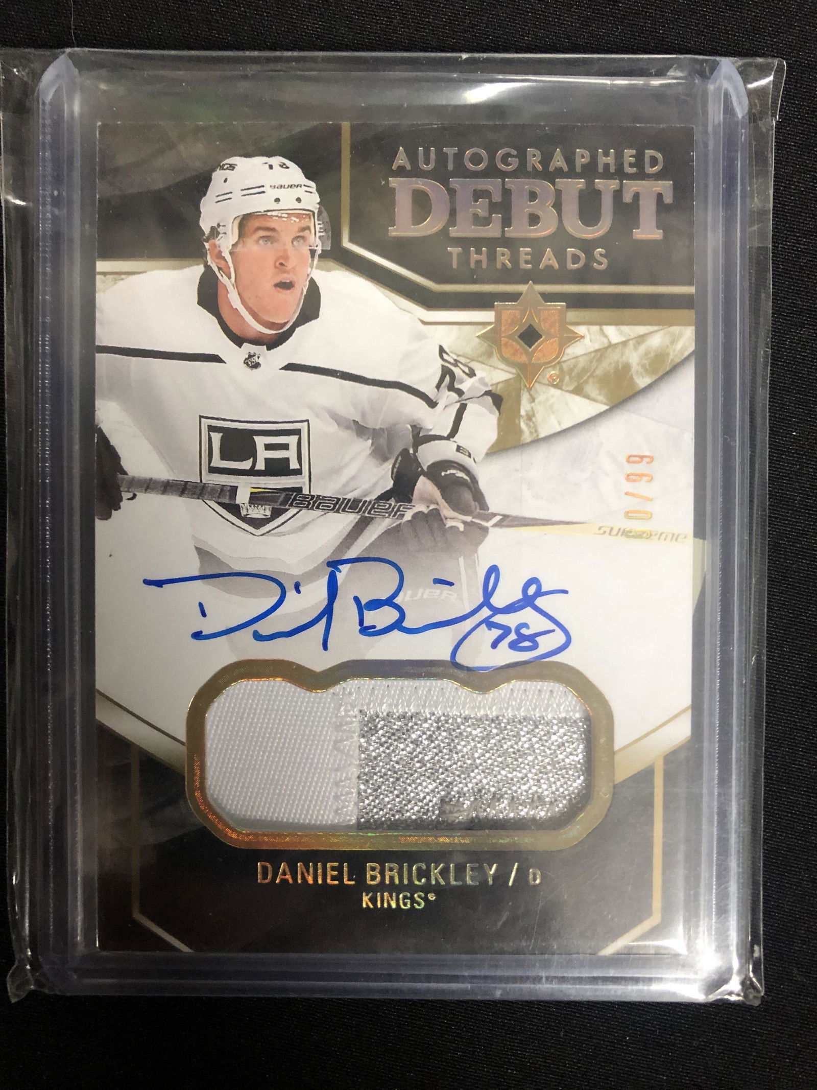 2018 Ultimate Collection Debut Threads Daniel Brickley (1 of 1)