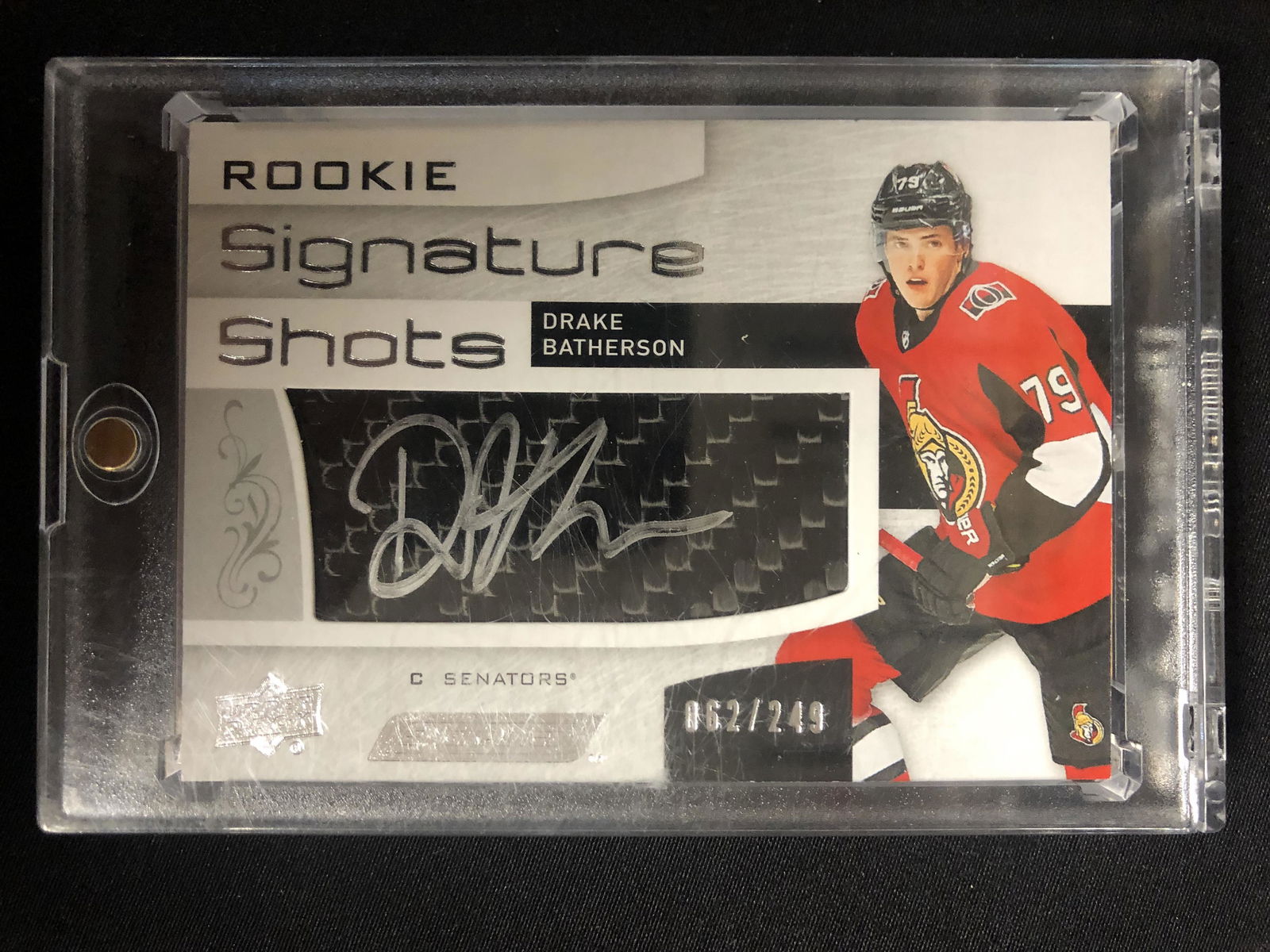 2018-19 Upper Deck Engrained Rookie Signature Shots (1 of 1)