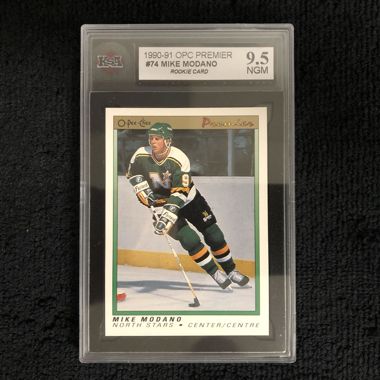 1990-91 OPC PREMIER #74 MIKE MODANO Rookie Card (KSA (1 of 1)