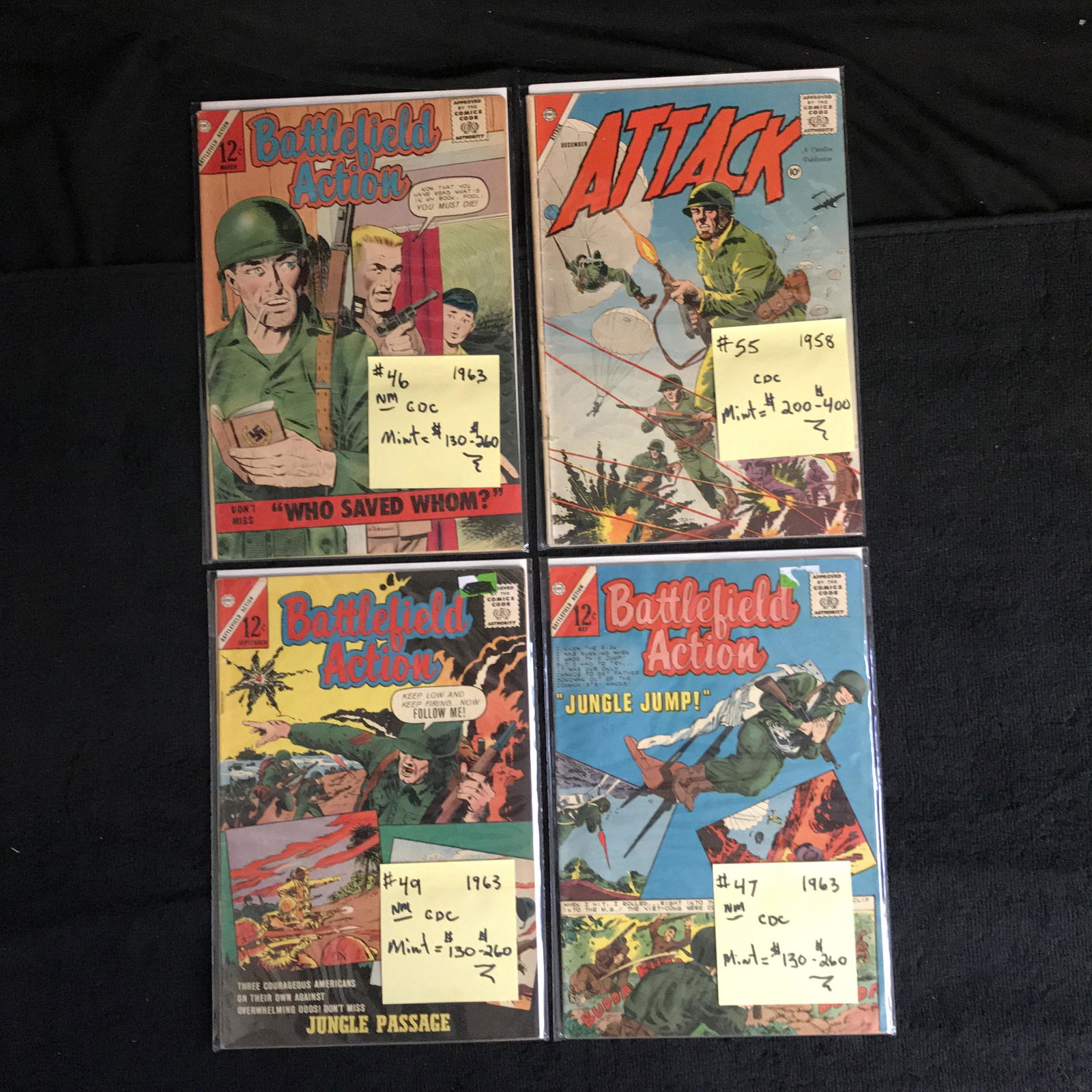 BATTLEFIELD ACTION COMIC BOOK LOT (CDC) 1963 (1 of 1)