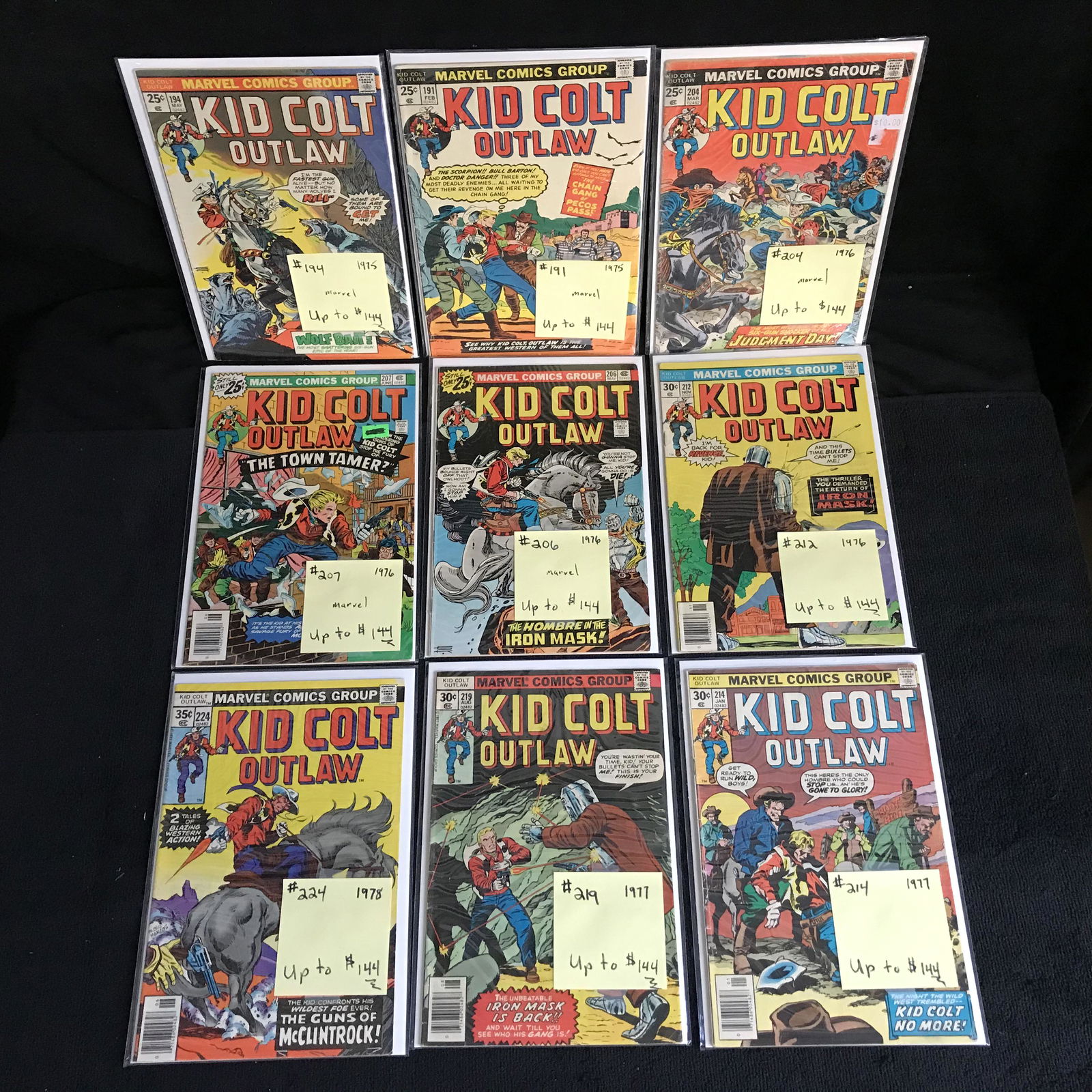 VINTAGE KID COLT OUTLAW COMIC BOOK LOT (1 of 1)