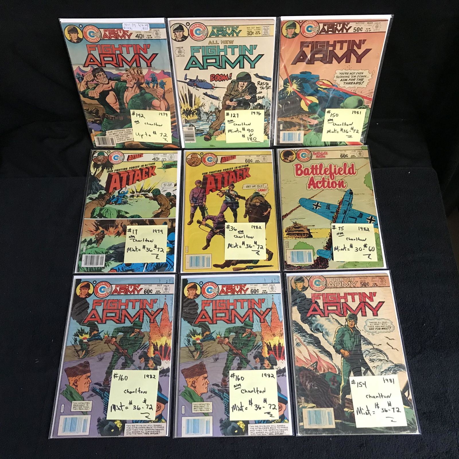 VINTAGE COMIC BOOK LOT (FIGHTIN' ARMY...) (1 of 1)