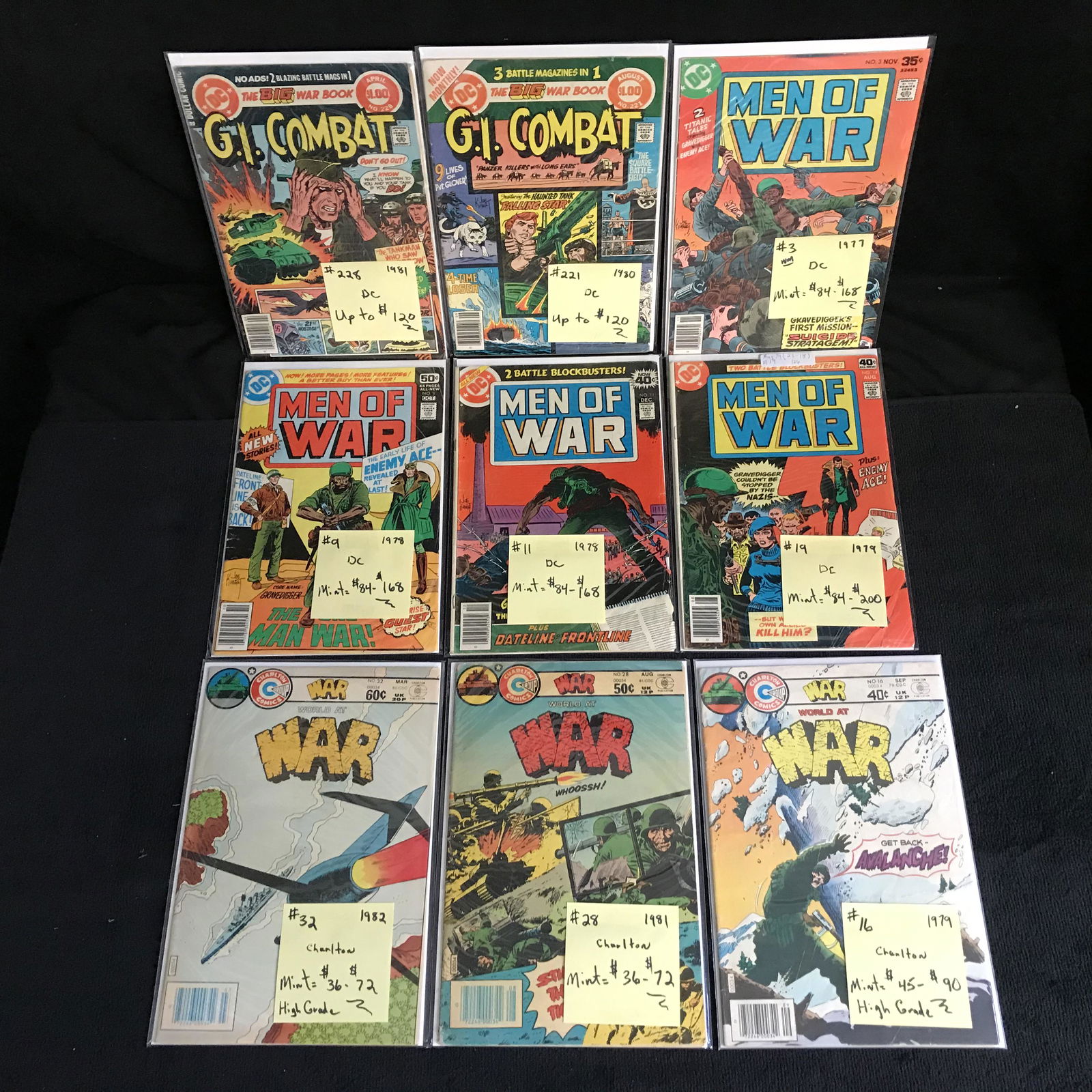 VINTAGE CHARLTON/ DC COMICS BOOK LOT (1 of 1)