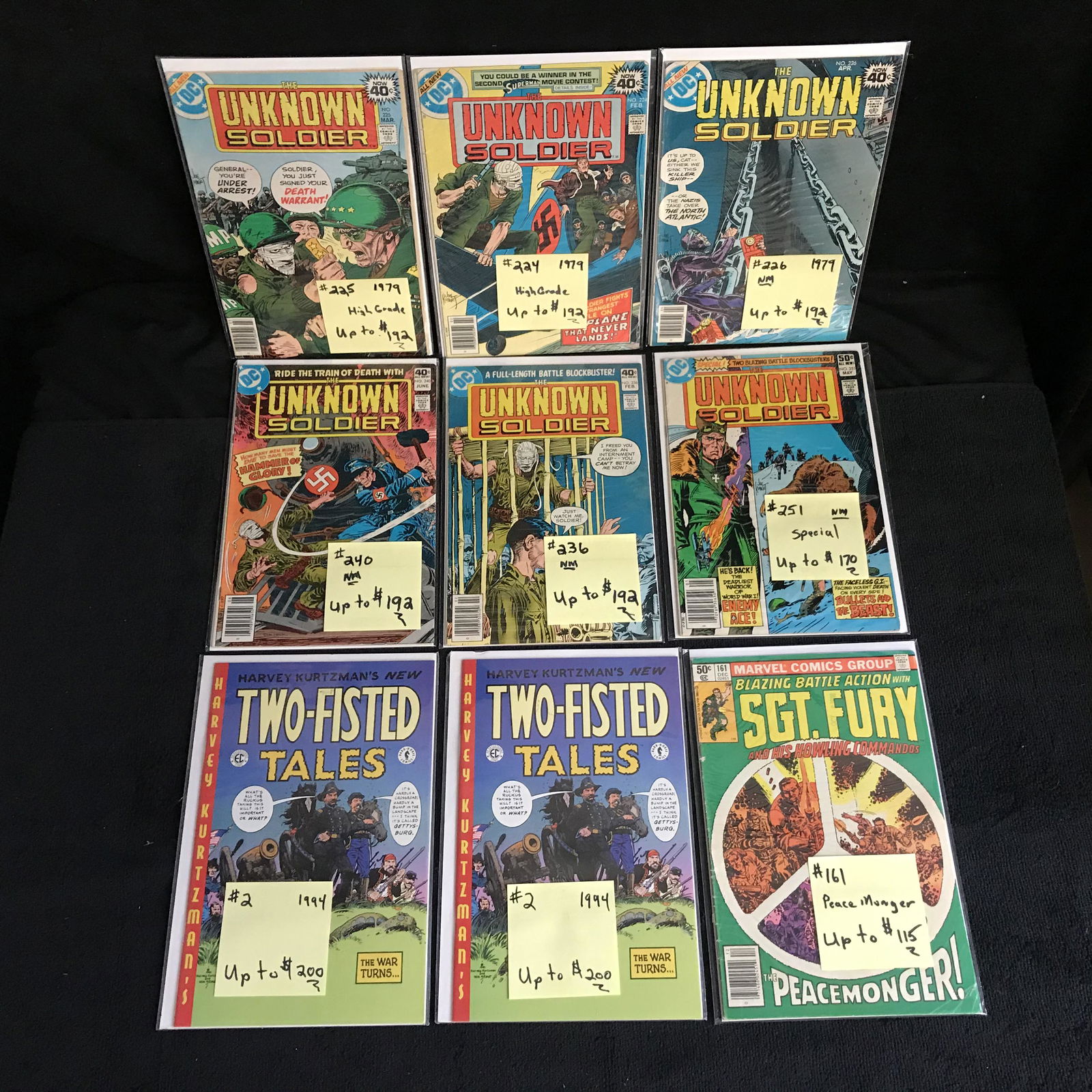 UNKNOWN SOLDIER/ TWO-FISTED TALES COMIC BOOK LOT (1 of 1)