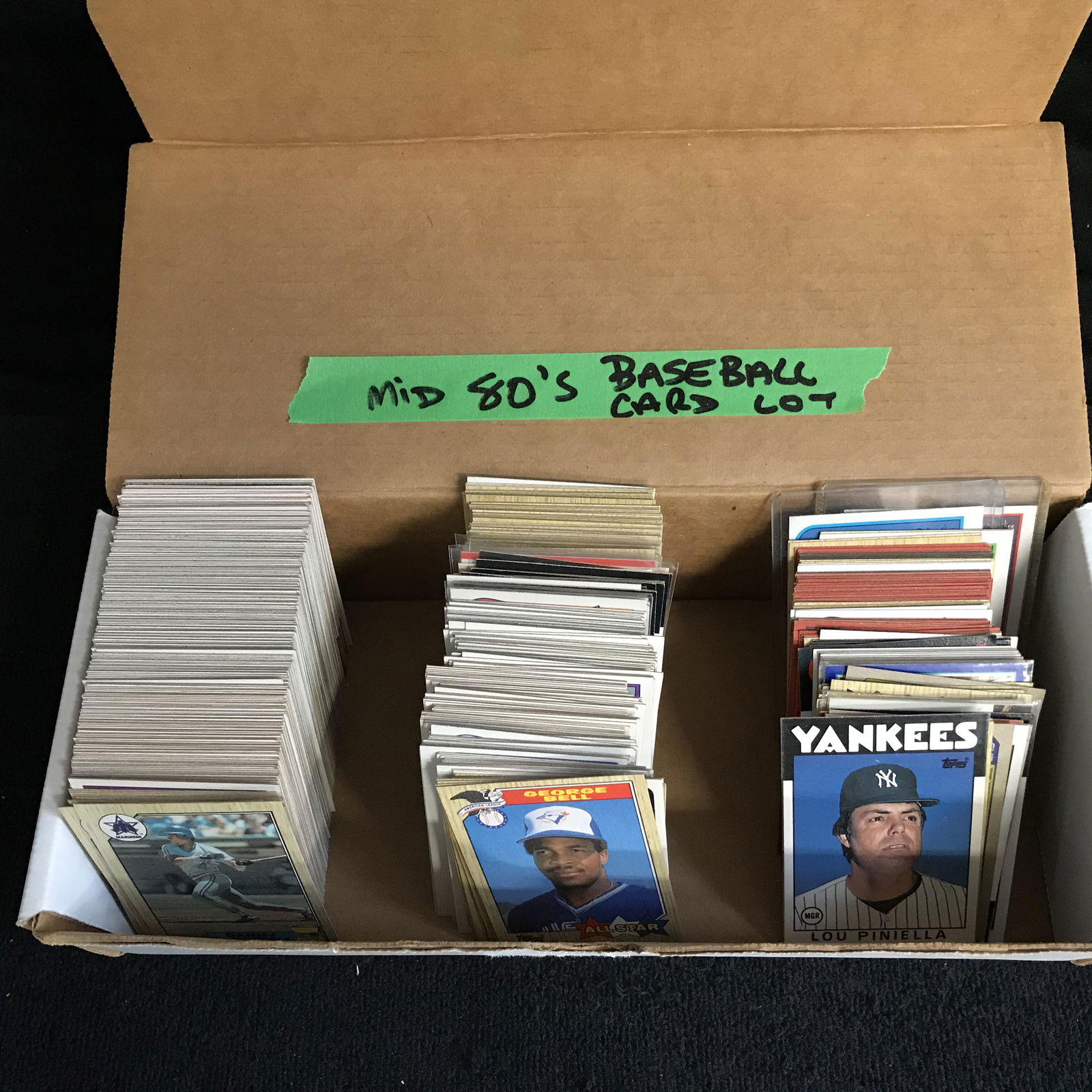 MID 1980s BASEBALL CARD LOT (1 of 1)