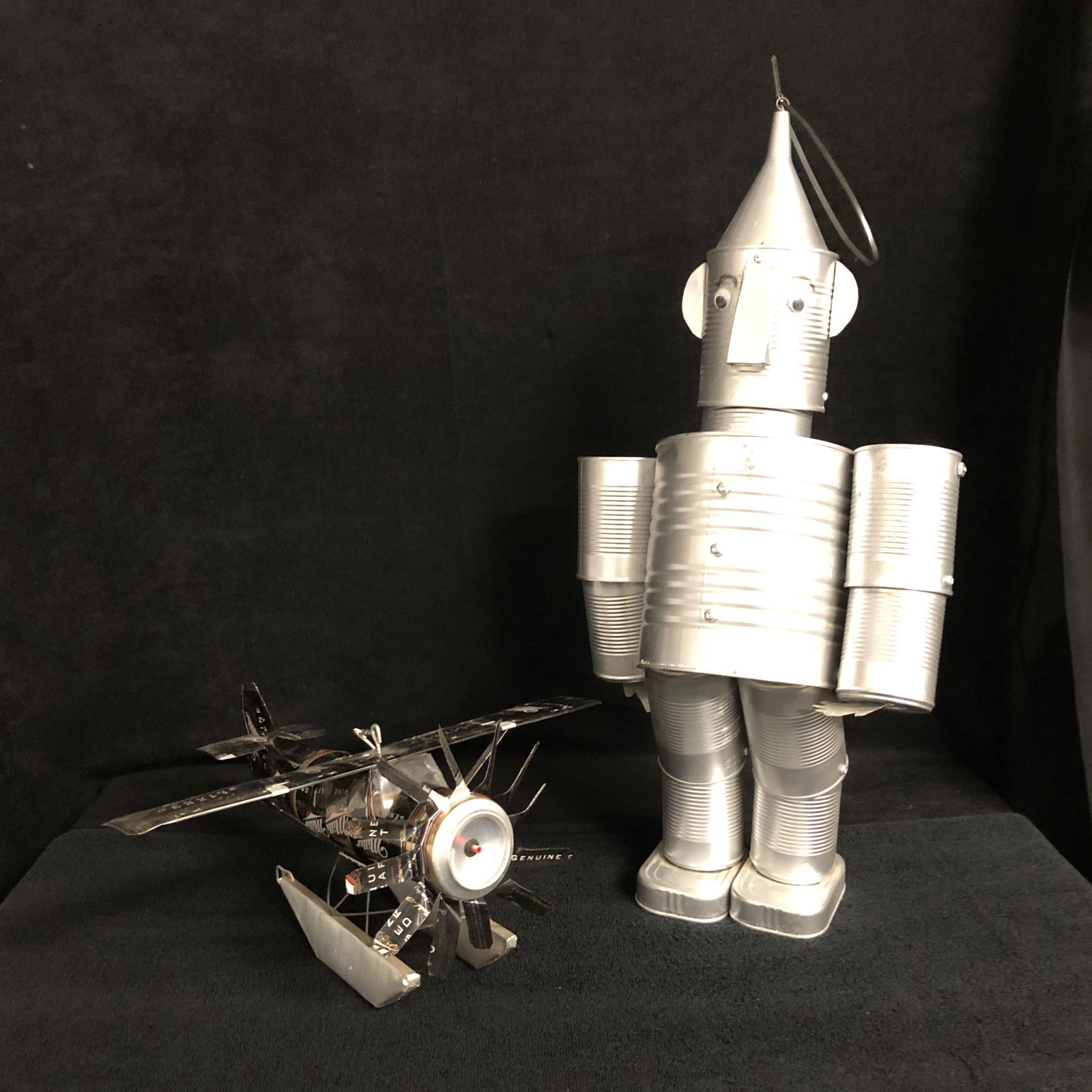 TIN SCULPTURE LOT (1 of 2)