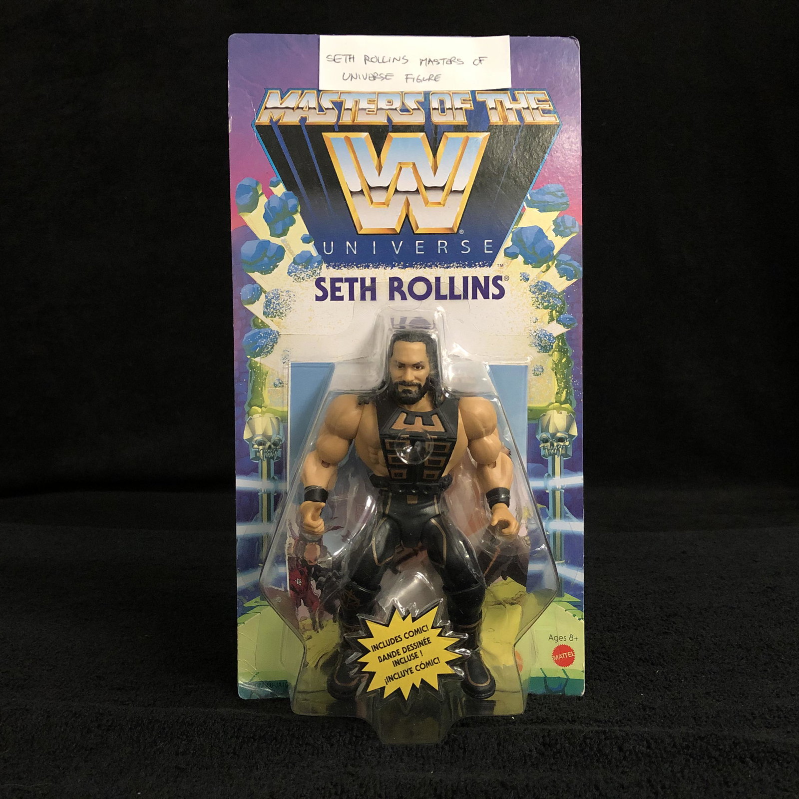 SETH ROLLINS MASTERS OF THE UNIVERSE ACTION FIGURE: SETH ROLLINS MASTERS OF THE UNIVERSE ACTION FIGURE