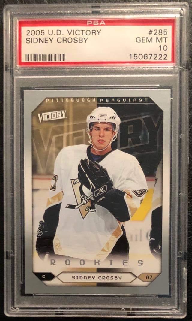 2005 U.D VICTORY #285 SIDNEY CROSBY (GEM MINT 10): 2005 U.D VICTORY #285 SIDNEY CROSBY (GEM MINT 10)