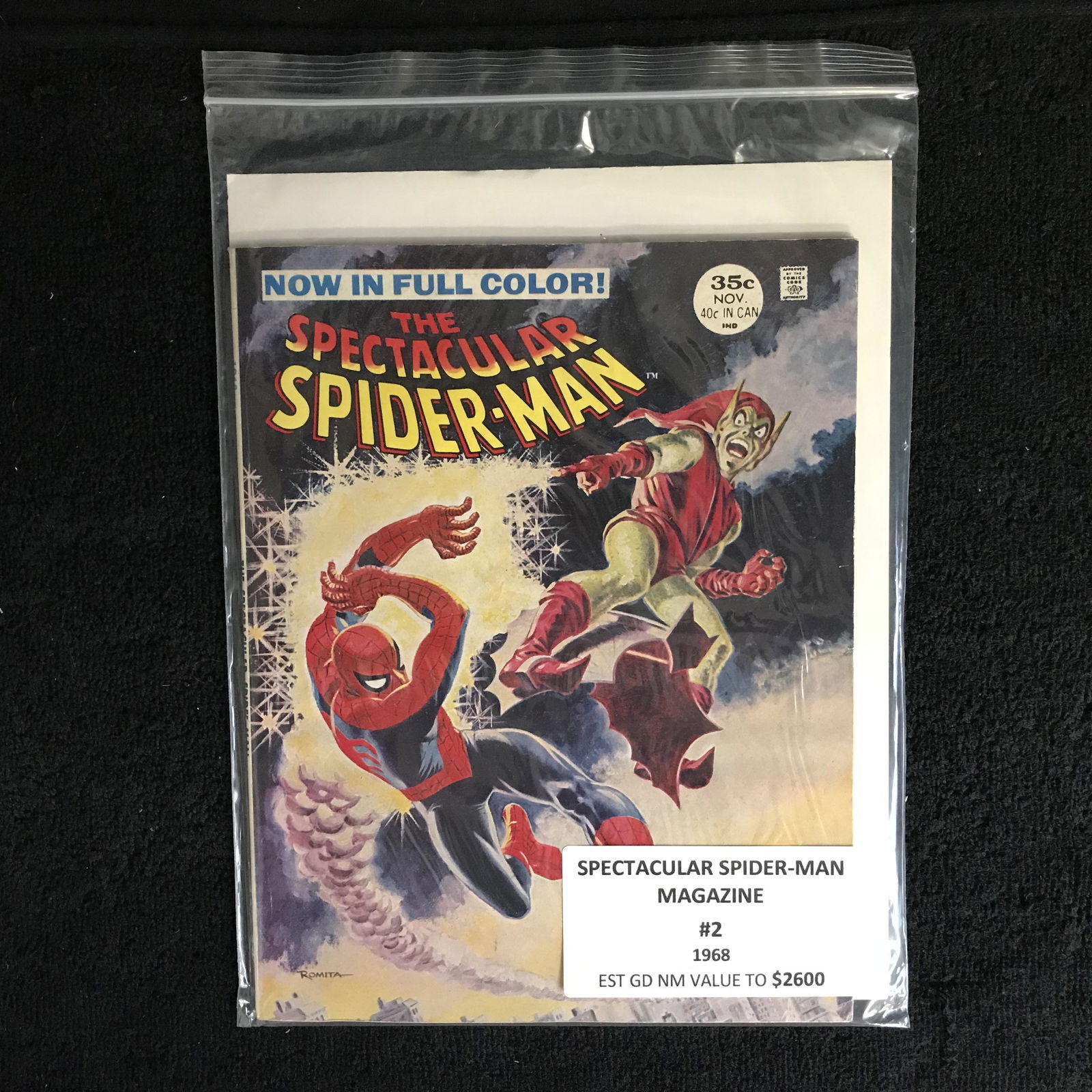 THE SPECTACULAR SPIDER-MAN MAGAZINE #2 (1968) (1 of 1)