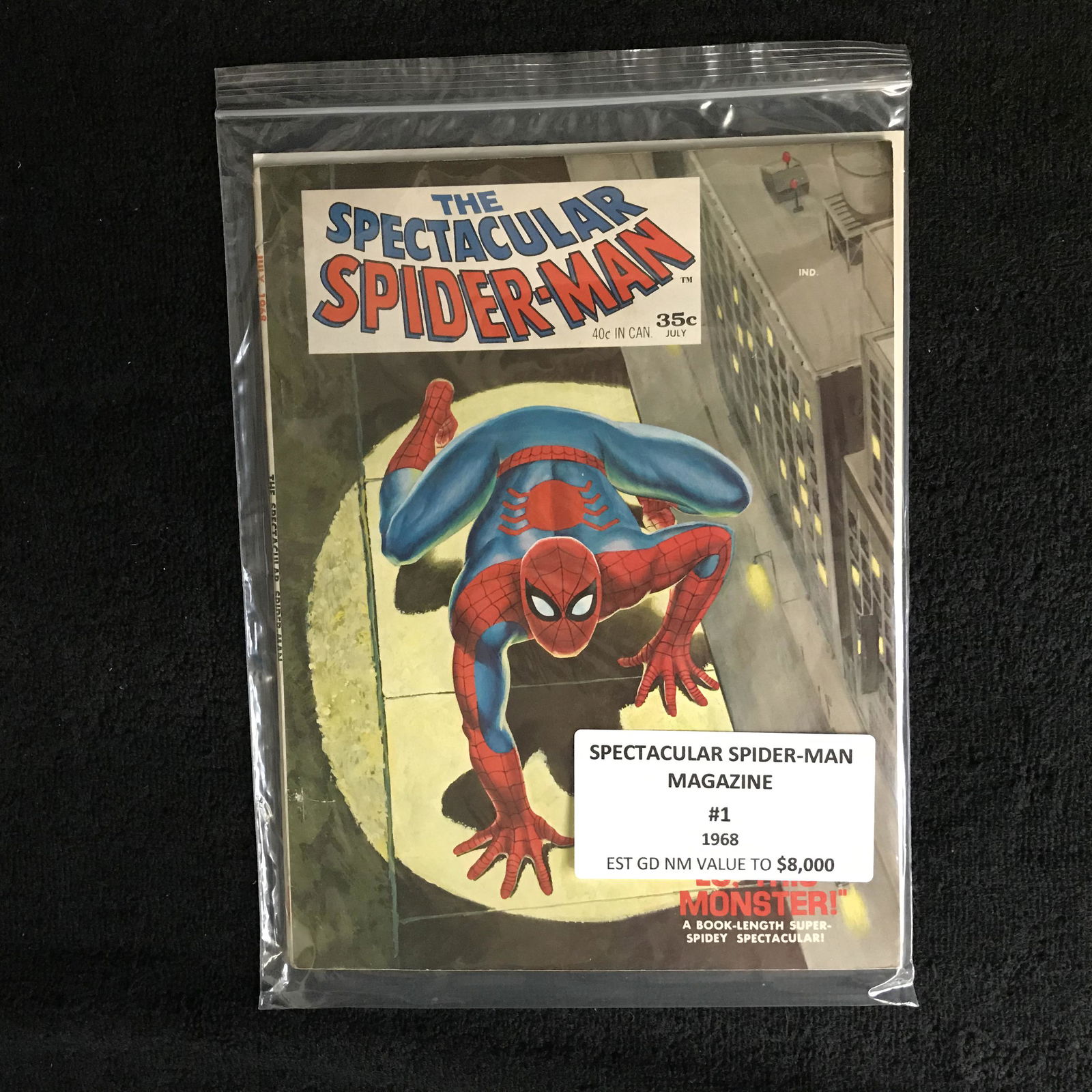 THE SPECTACULAR SPIDER-MAN MAGAZINE #1 (1968) (1 of 1)