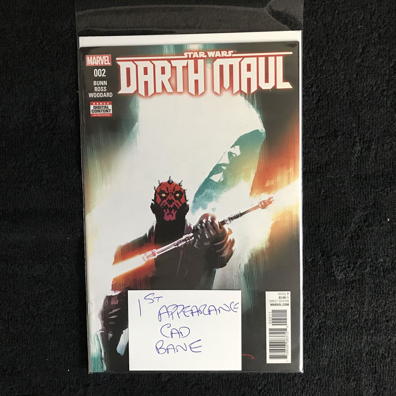 STAR WARS DARTH MAUL #2 (1ST APPEARANCE CAD BANE) (1 of 1)
