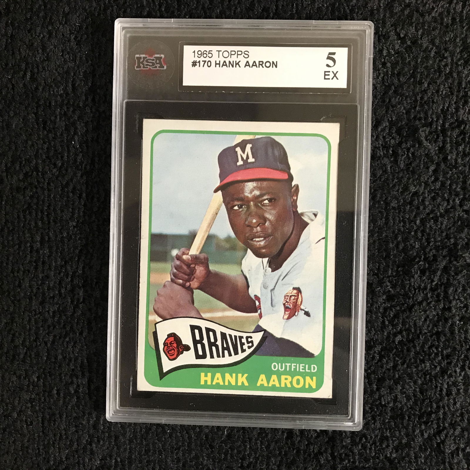 1965 TOPPS #170 HANK AARON (KSA 5) (1 of 1)