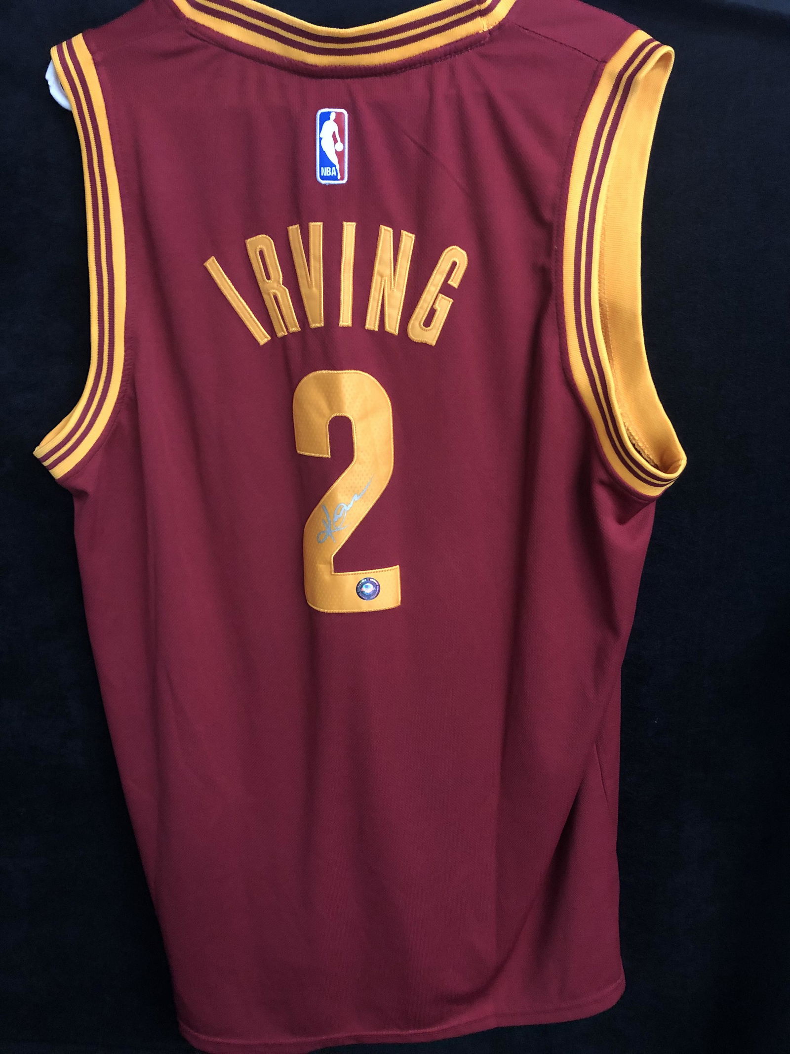 ADIDAS KYRIE IRVING CAVALIERS SIGNED JERSEY (HOLO) (1 of 3)