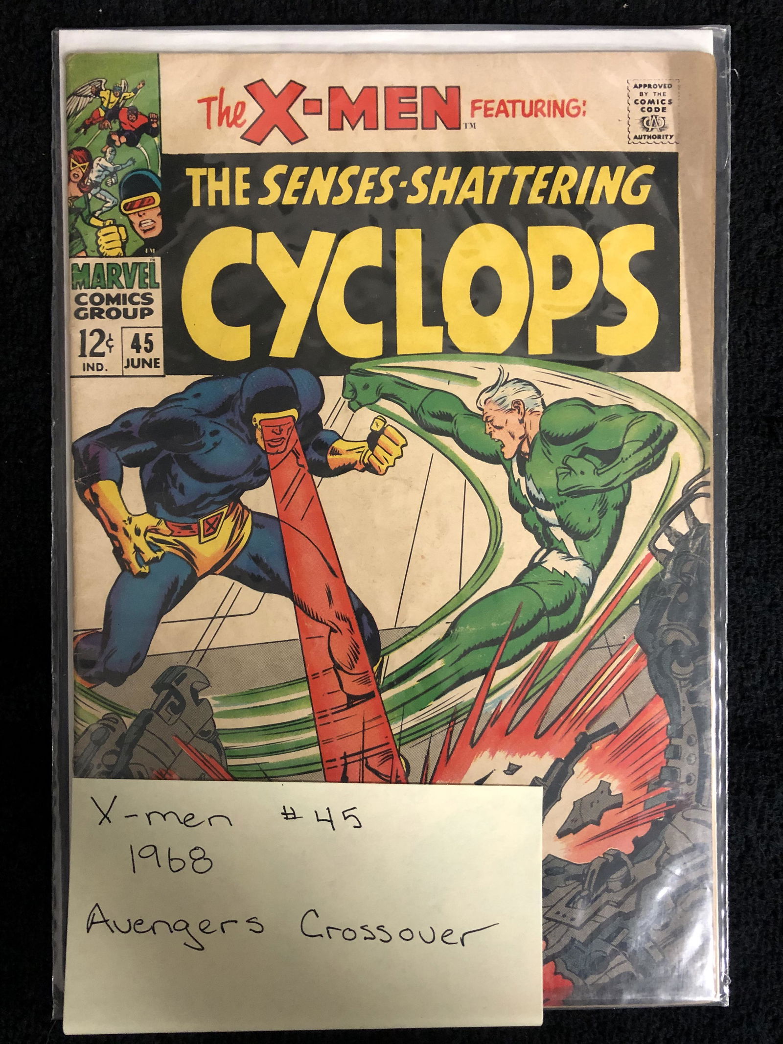 X-MEN #45 (AVENGERS CROSSOVER) MARVEL COMICS (1 of 1)