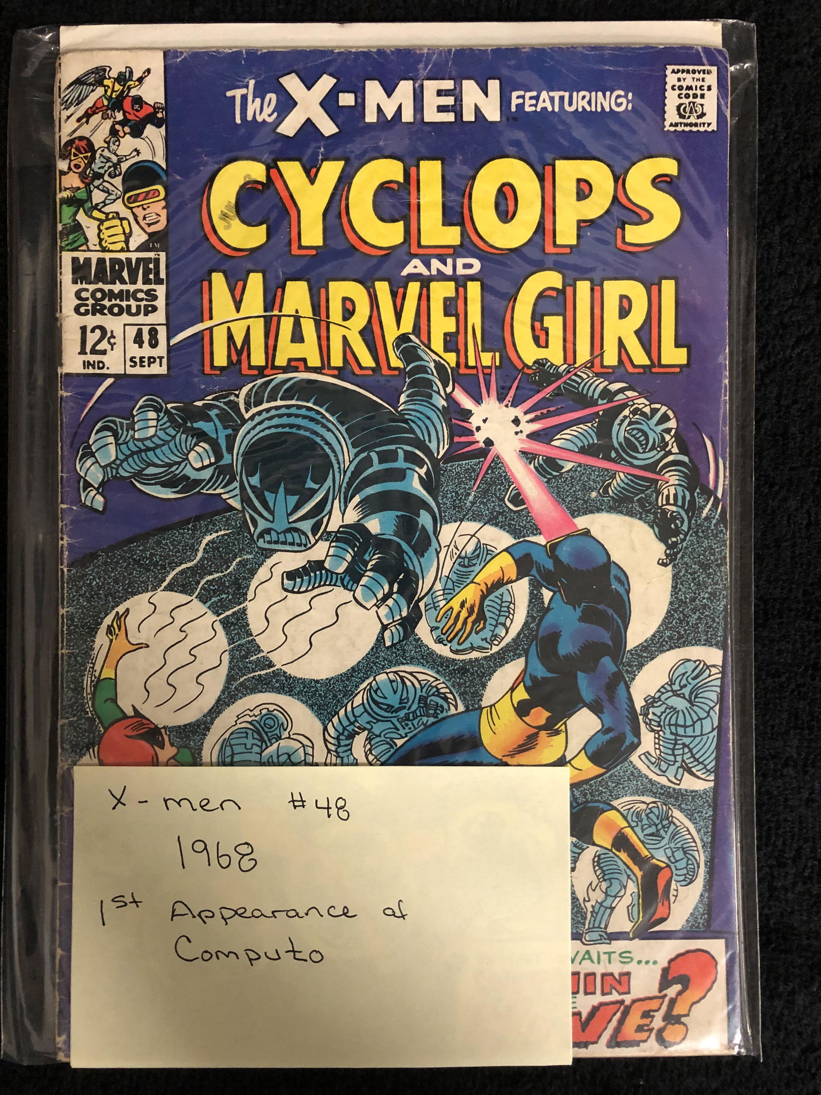 X-MEN #48 (1ST APPEARANCE OF COMPUTO) MARVEL COMICS (1 of 1)